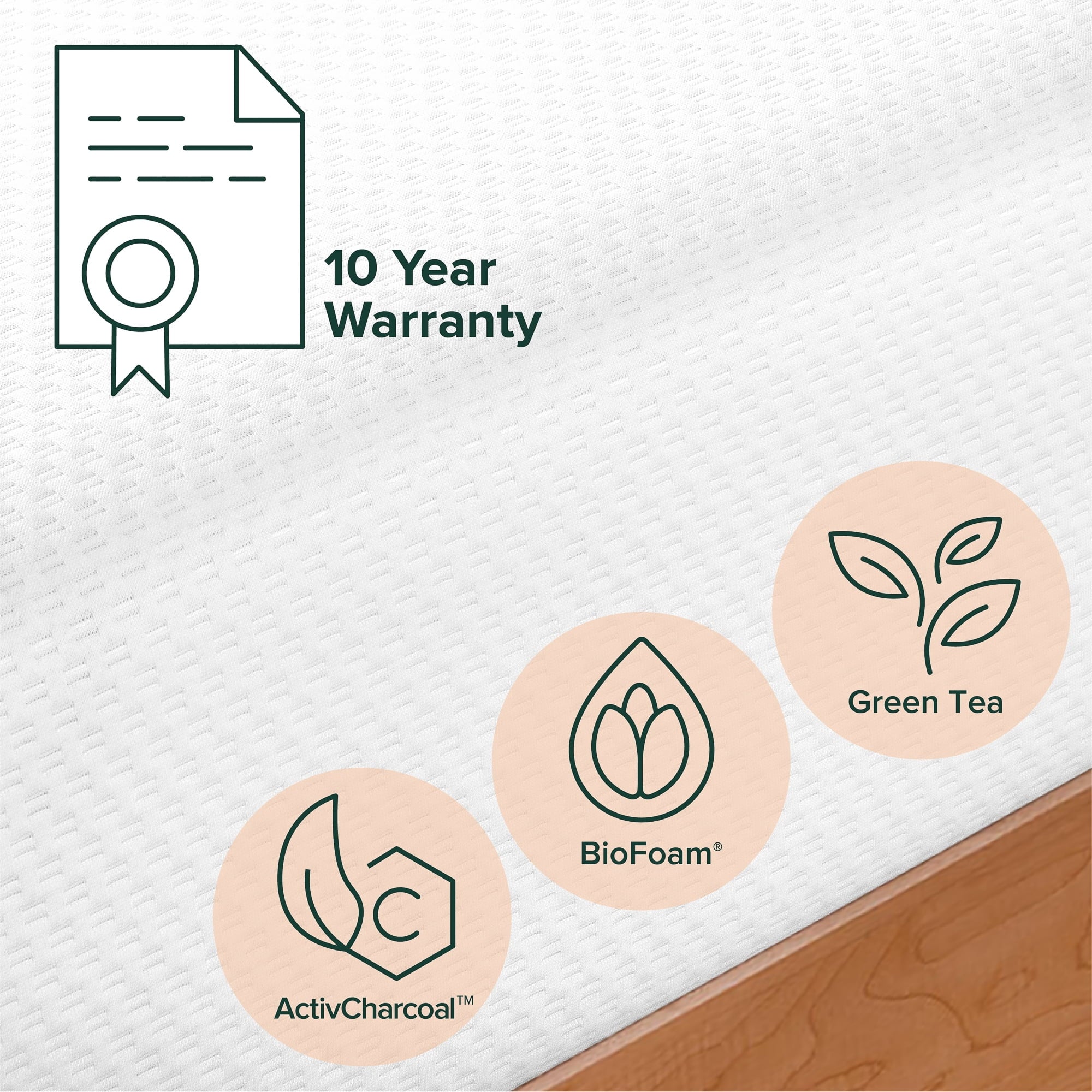 Sensations by Zinus Serenity 8 Memory Foam Mattress. Twin
