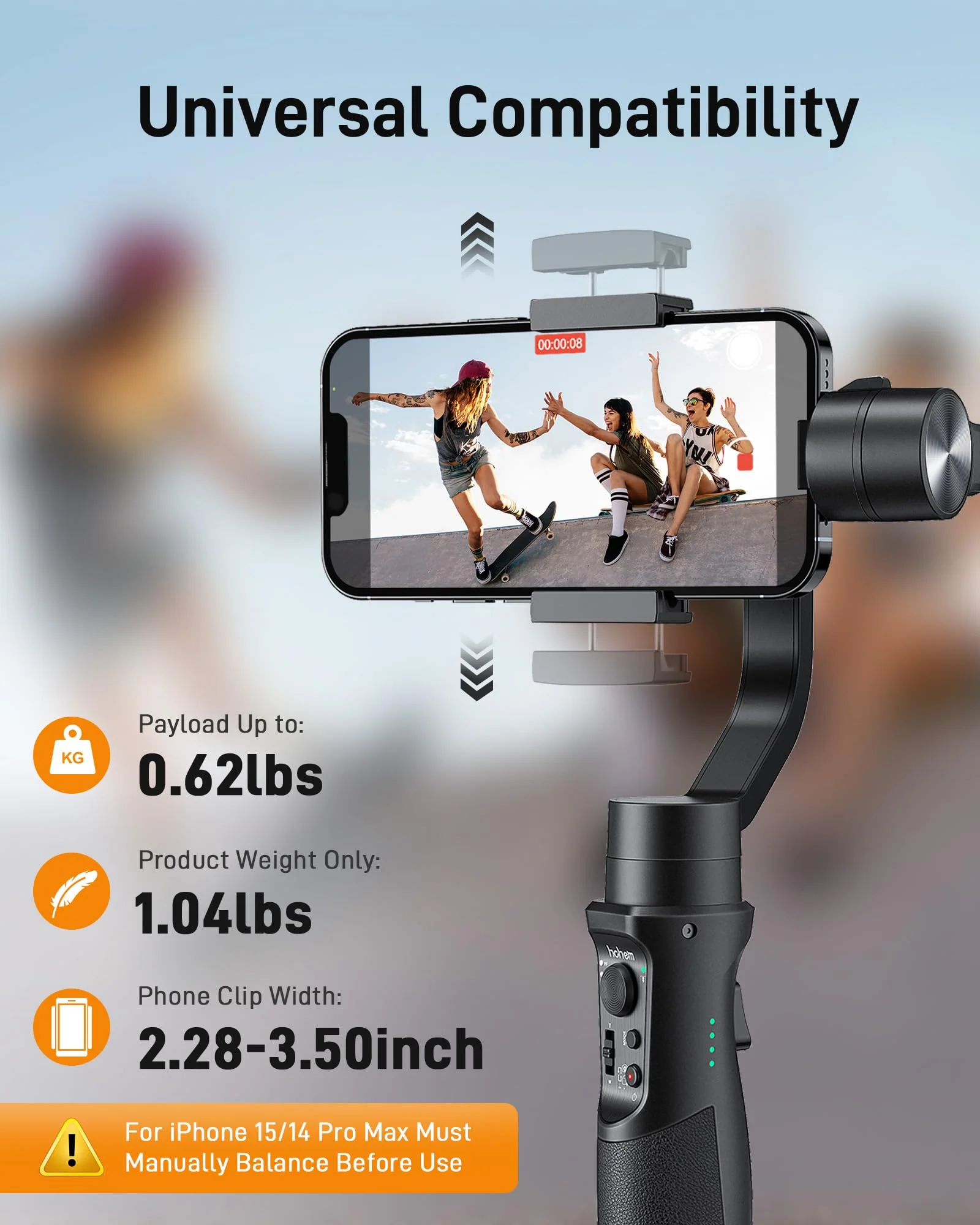 hohem iSteady Mobile Plus Gimbal Stabilizer for Smartphone