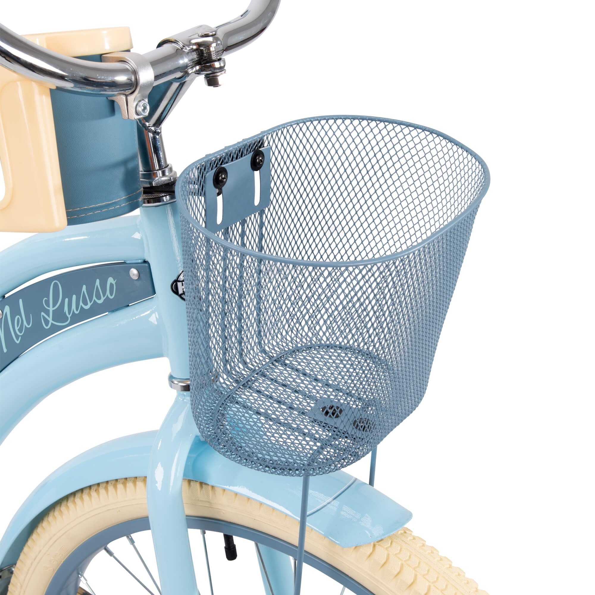 Nel Lusso Classic Cruiser Bike with Perfect Fit Frame. Women's. Light Blue. 26 Inch