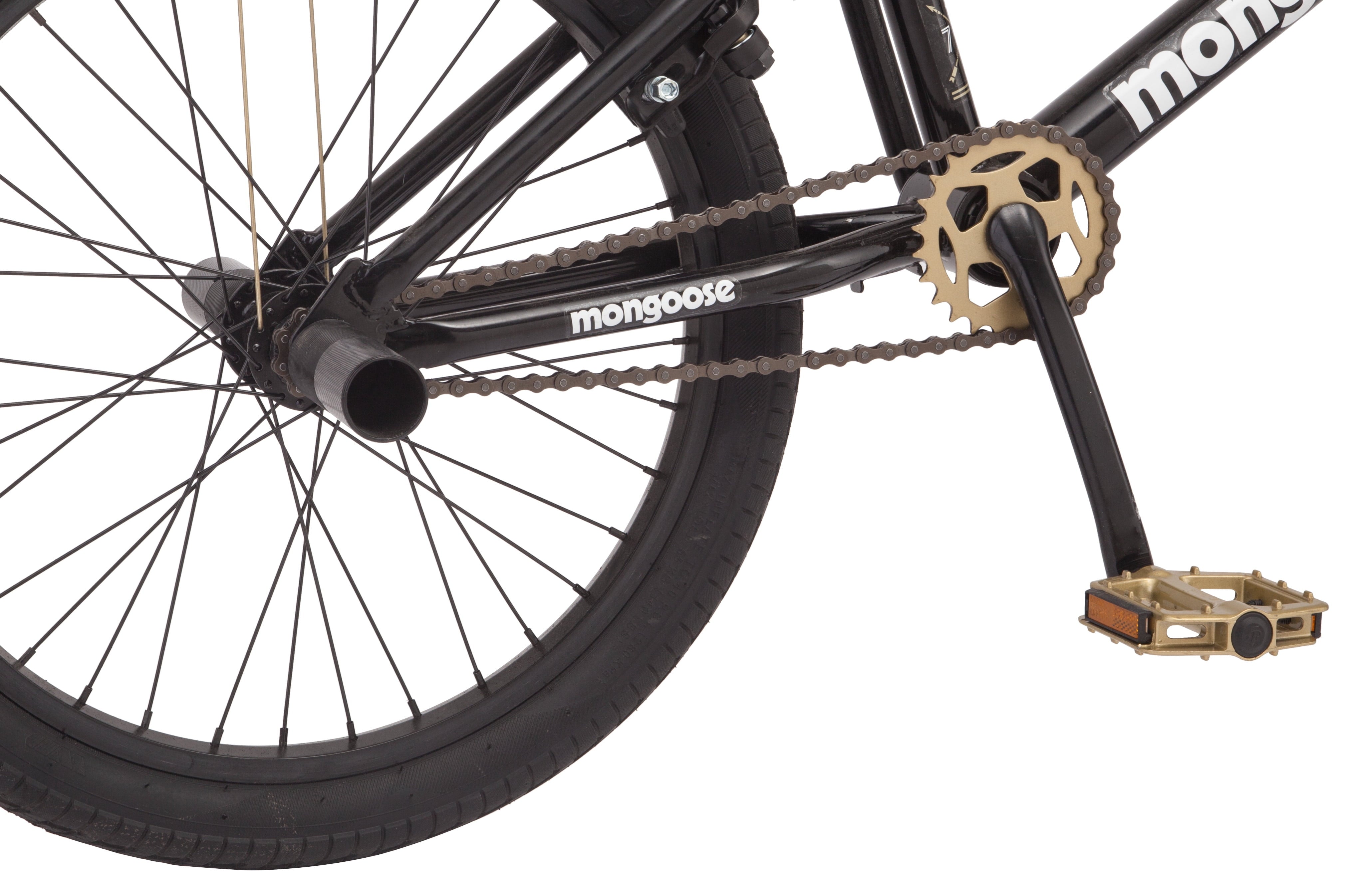 BRAWLER Boys' Freestyle BMX Bike. 20 wheels. Black