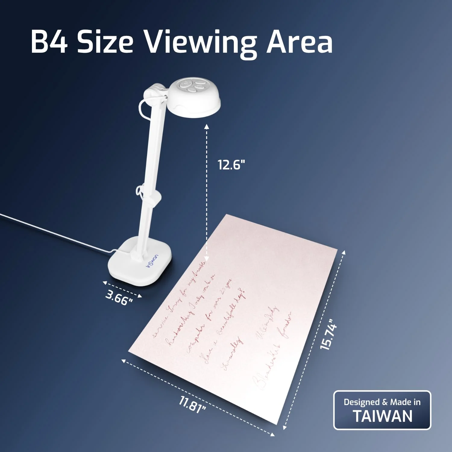 INSWAN INS-1 USB Document Camera. Built-in Microphone