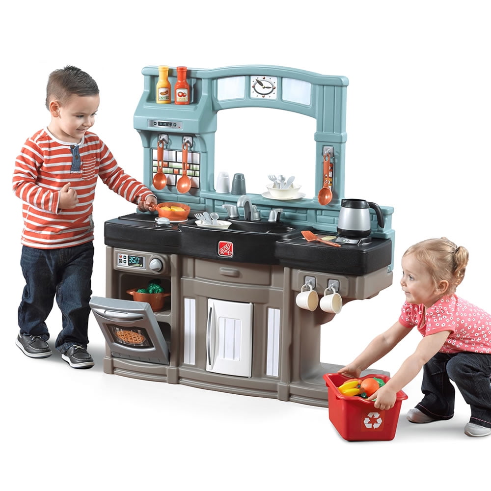 Pretend Play Kids Best Chef's Toy Cooking Kitchen Set with Accessories