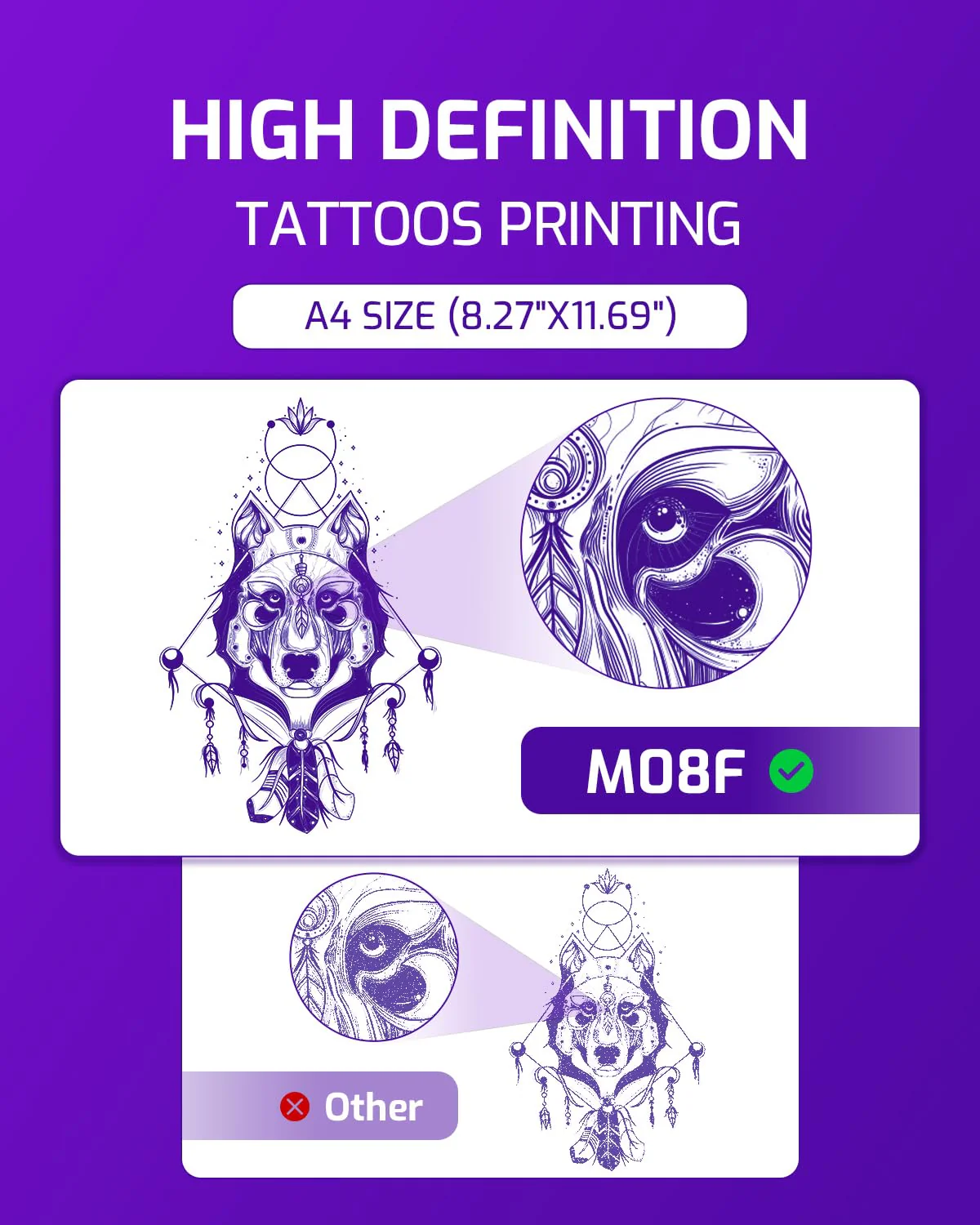 Phomemo M08F Wireless Tattoo Stencil Machines