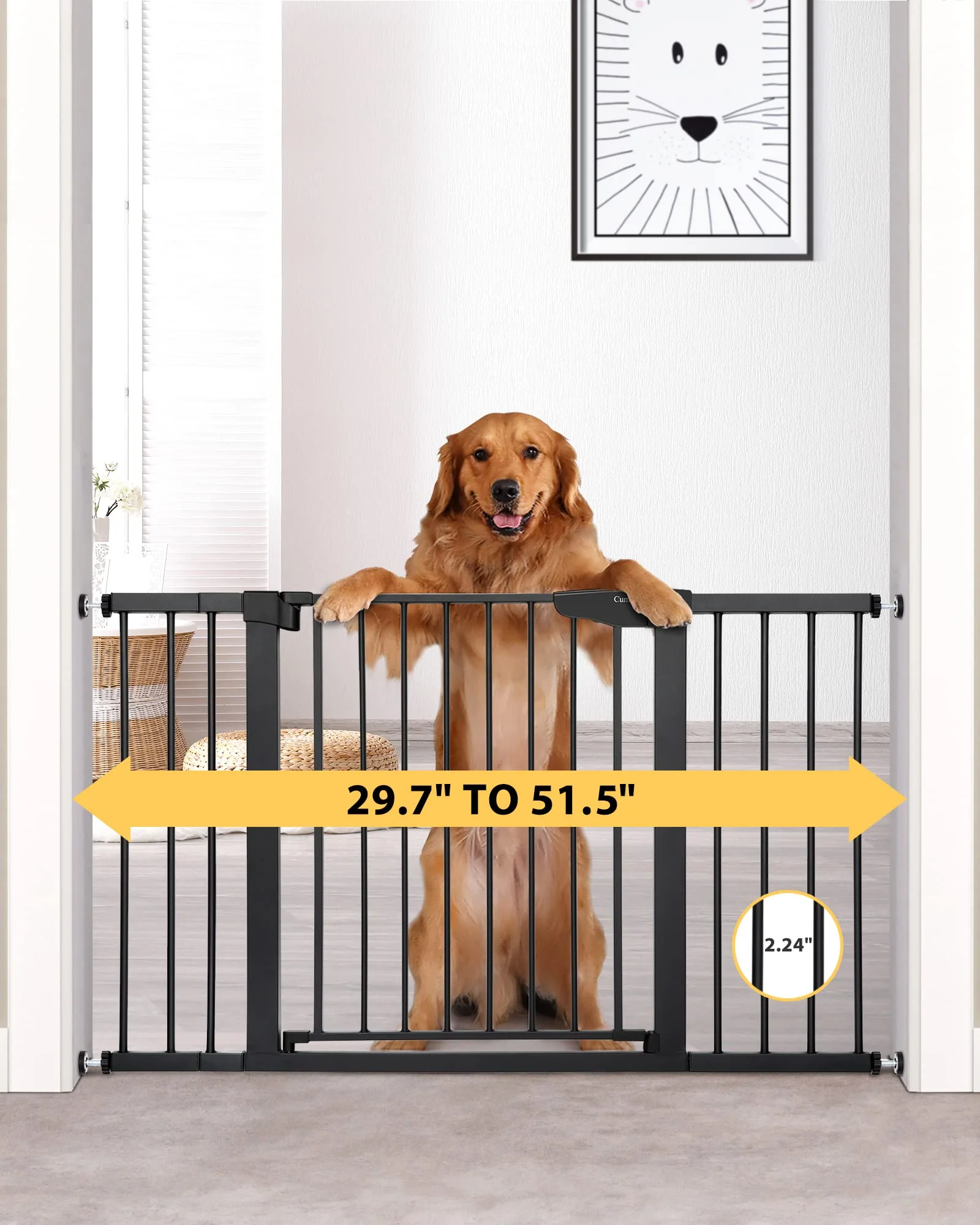 Cumbor 29.7 - 51.5 Baby Gate Extra Wide