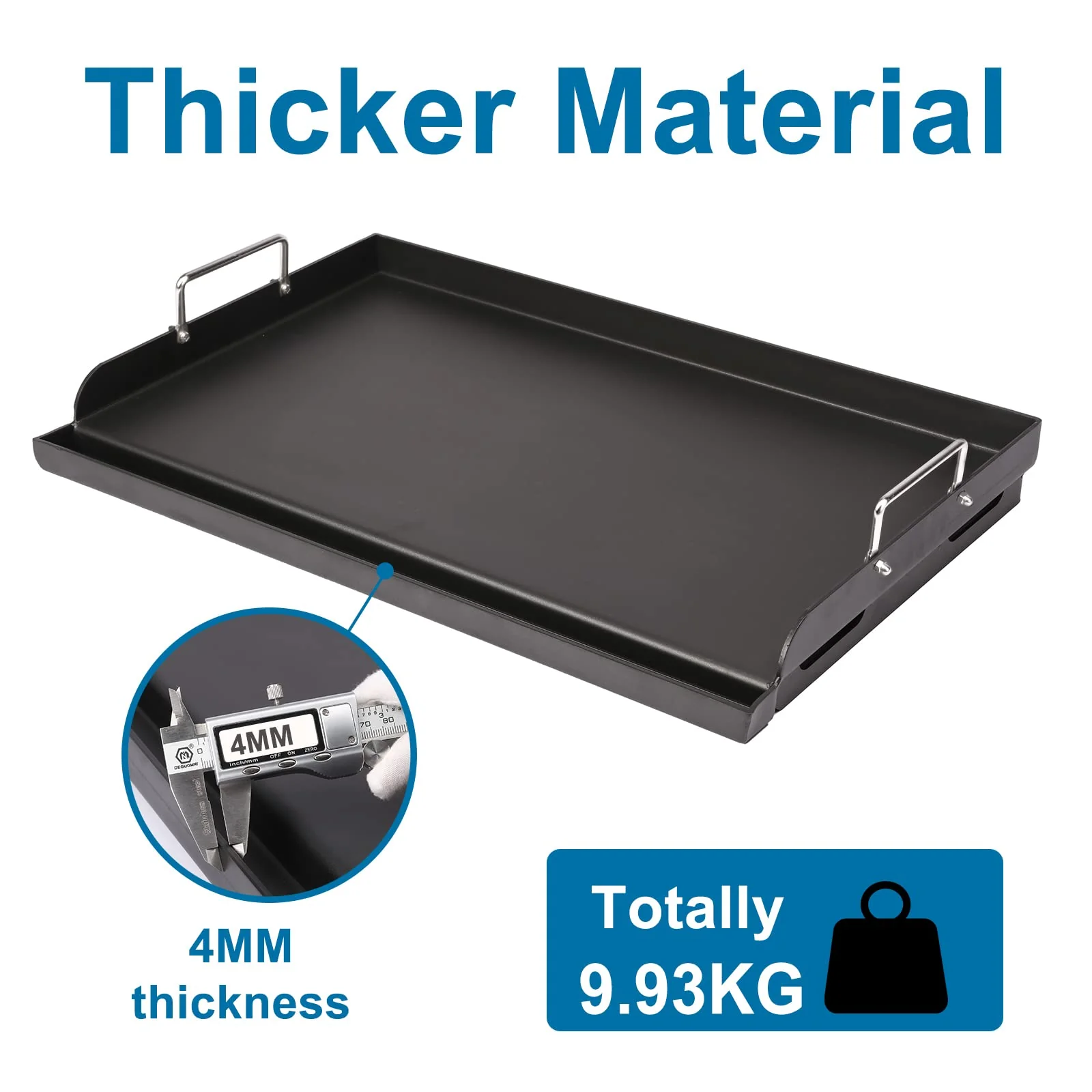Utheer 25 x 16 Nonstick Coating Cooking Griddle for Gas Grill