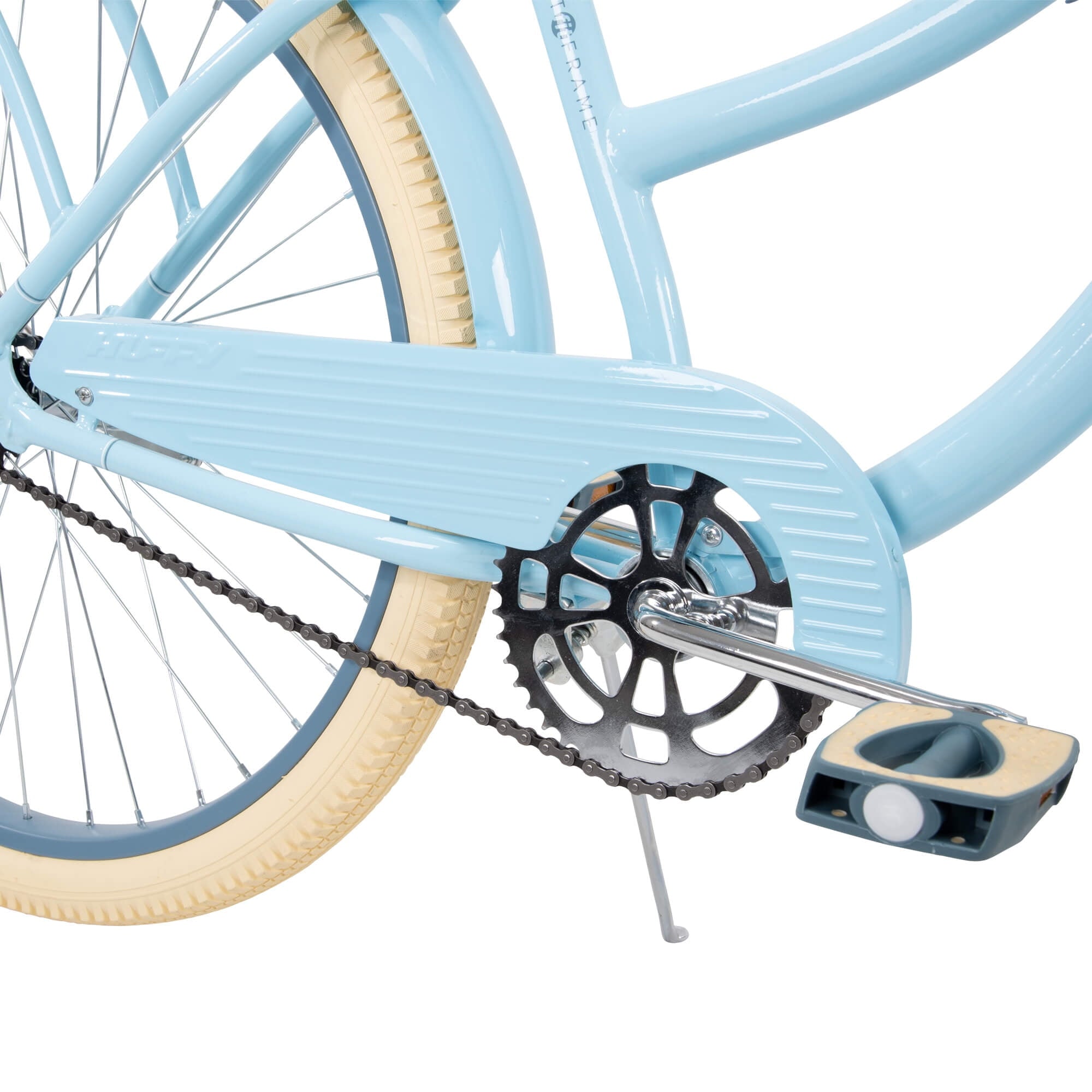 Nel Lusso Classic Cruiser Bike with Perfect Fit Frame. Women's. Light Blue. 26 Inch