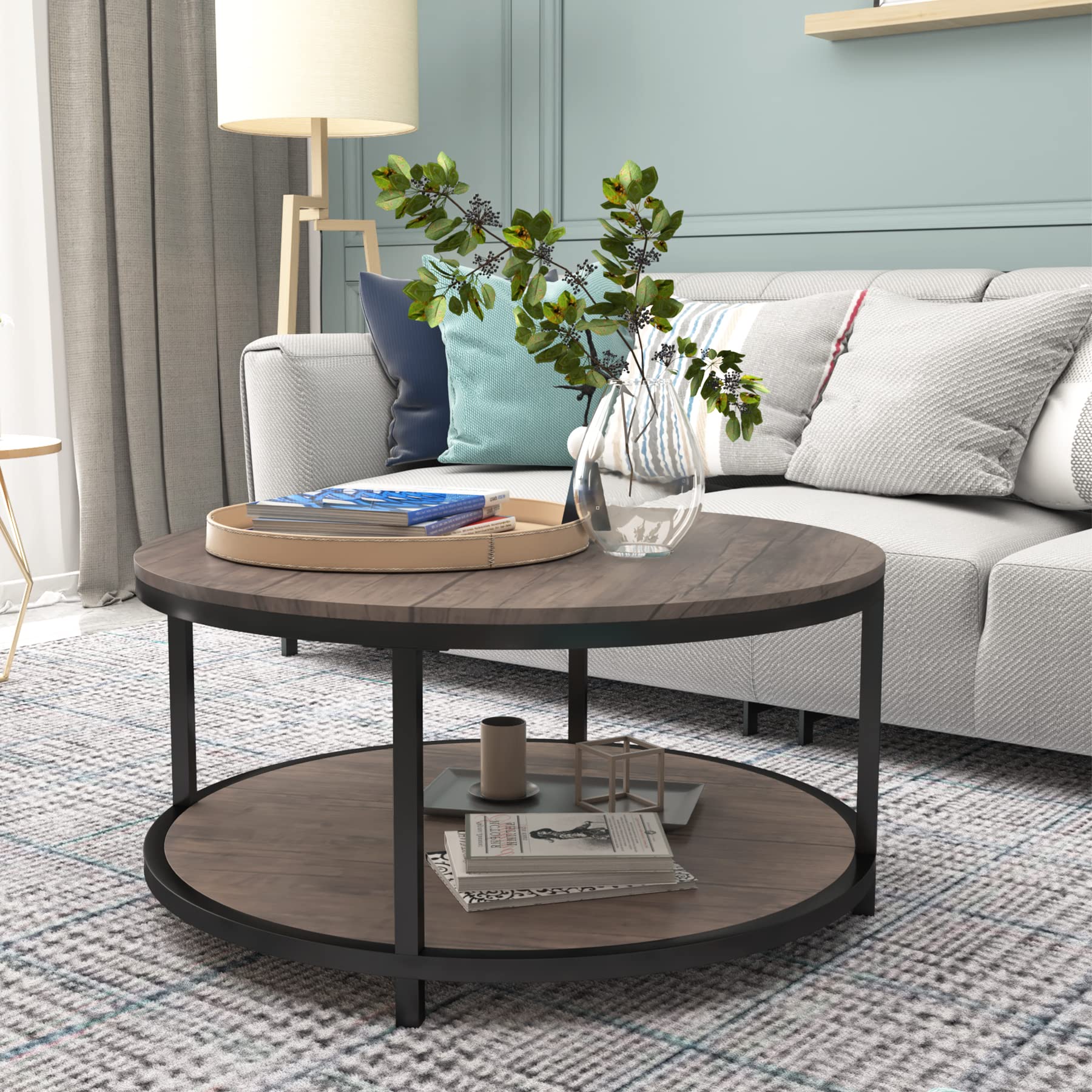 NSdirect Round Coffee Table. 36 Coffee Table for Living Room