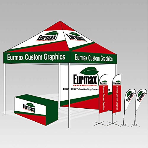 10'x10' Ez Pop Up Canopy Tent Commercial Instant Canopies with Heavy Duty Roller Bag