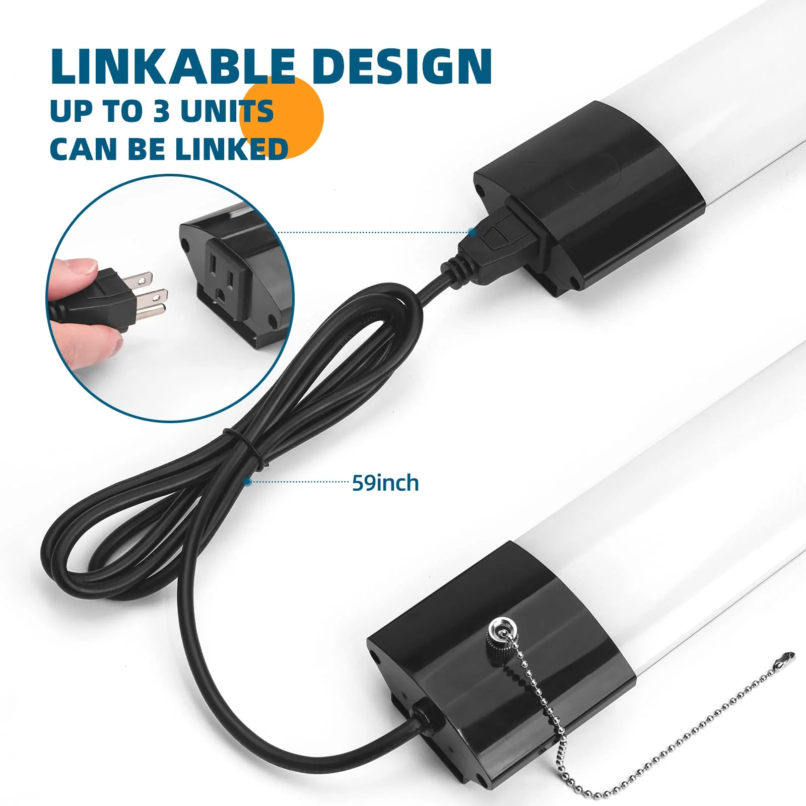 Barrina 4FT Linkable LED Shop Light for Garage
