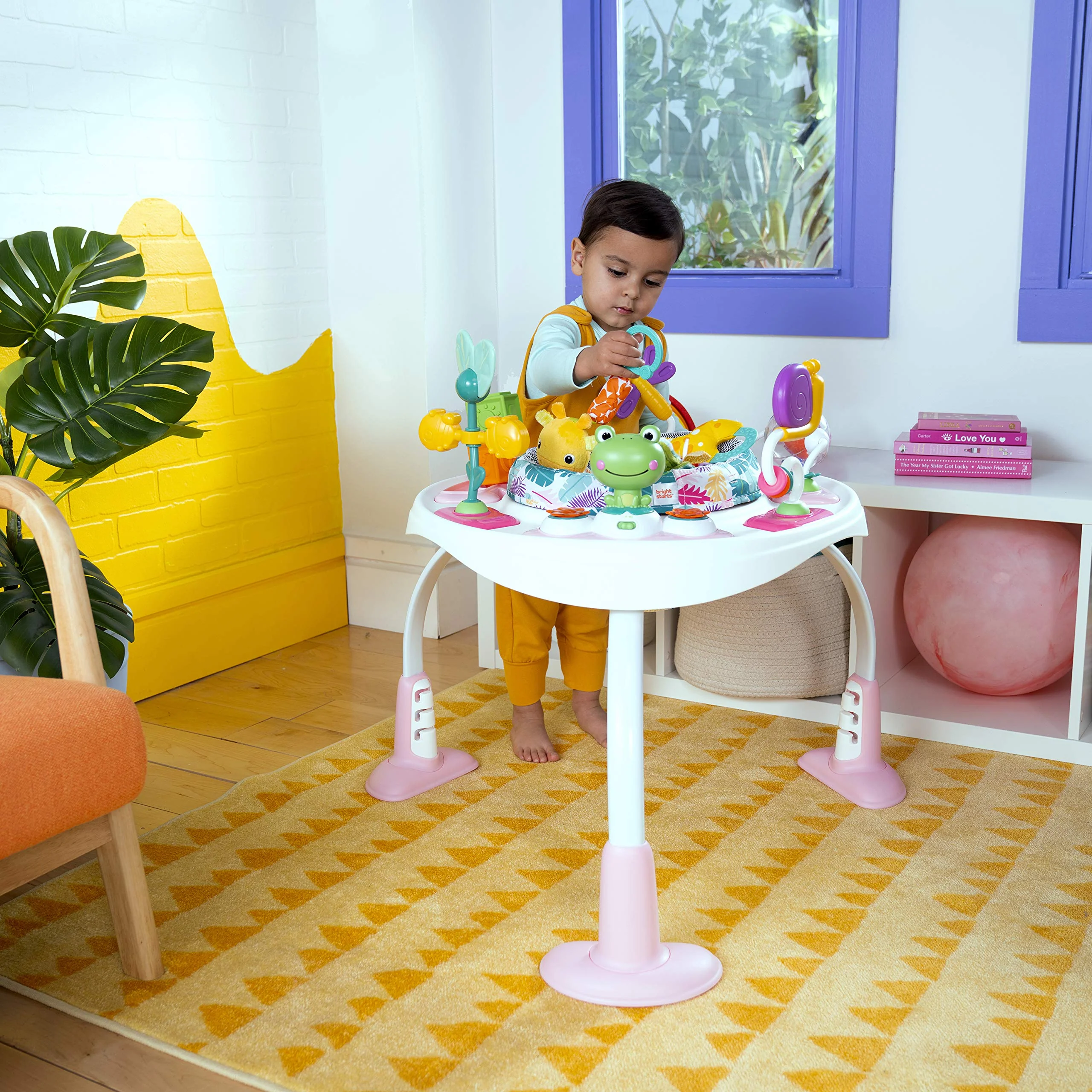 Bright Starts Bounce Bounce Baby 2-in-1 Activity Jumper & Table