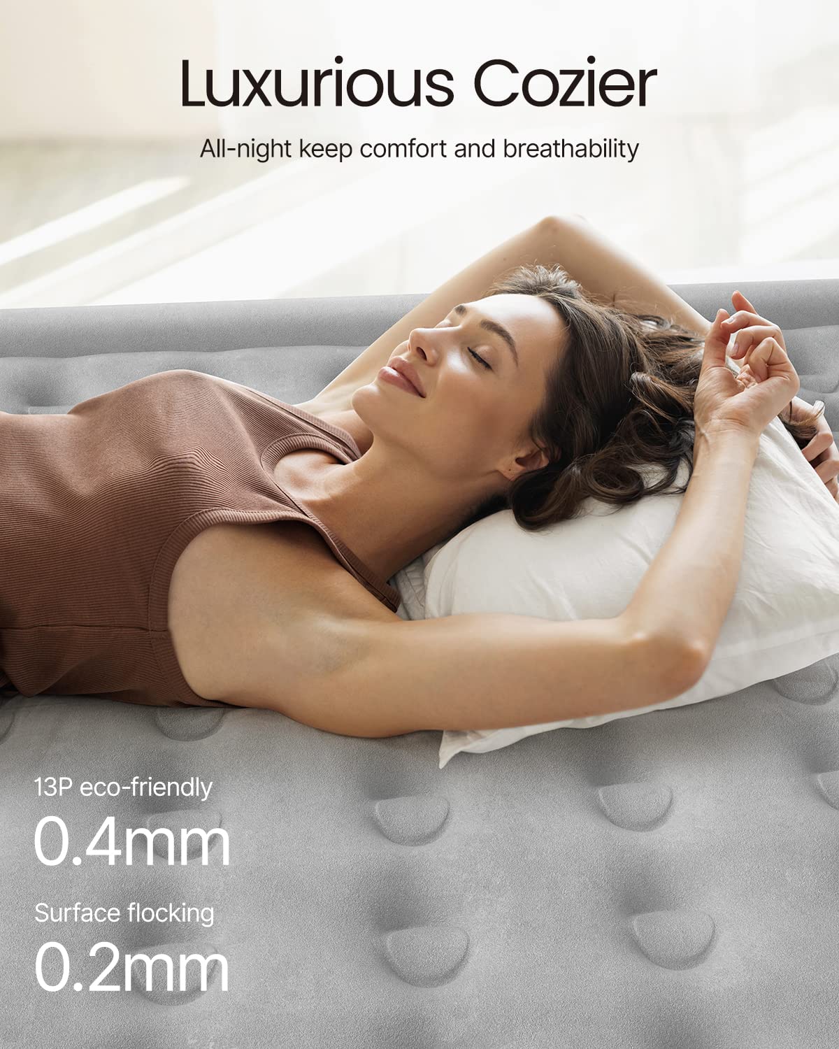 iDOO Queen Air Mattress with Built in Pump