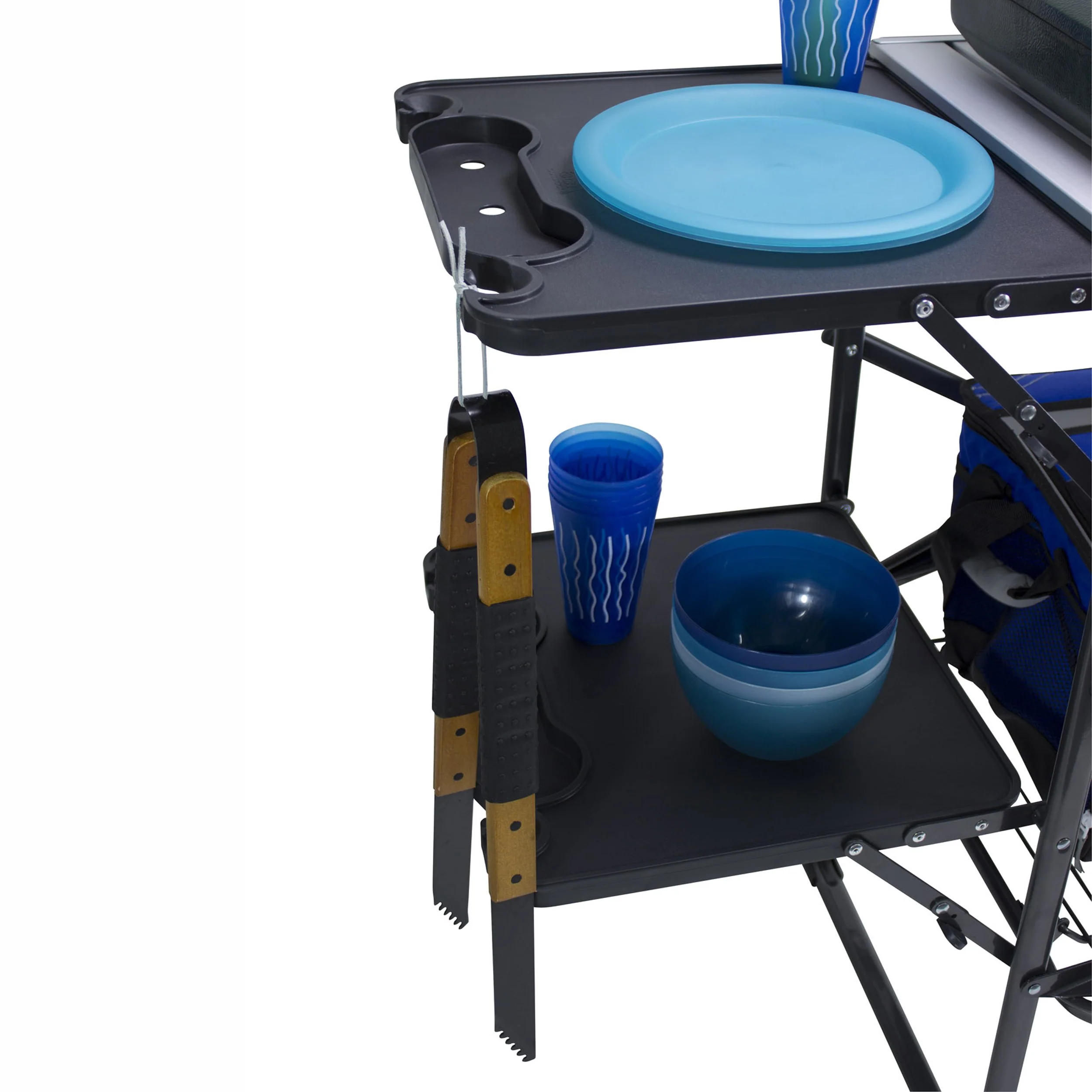 GCI Outdoor Slim-Fold Cook Station. Portable Camp Kitchen Table