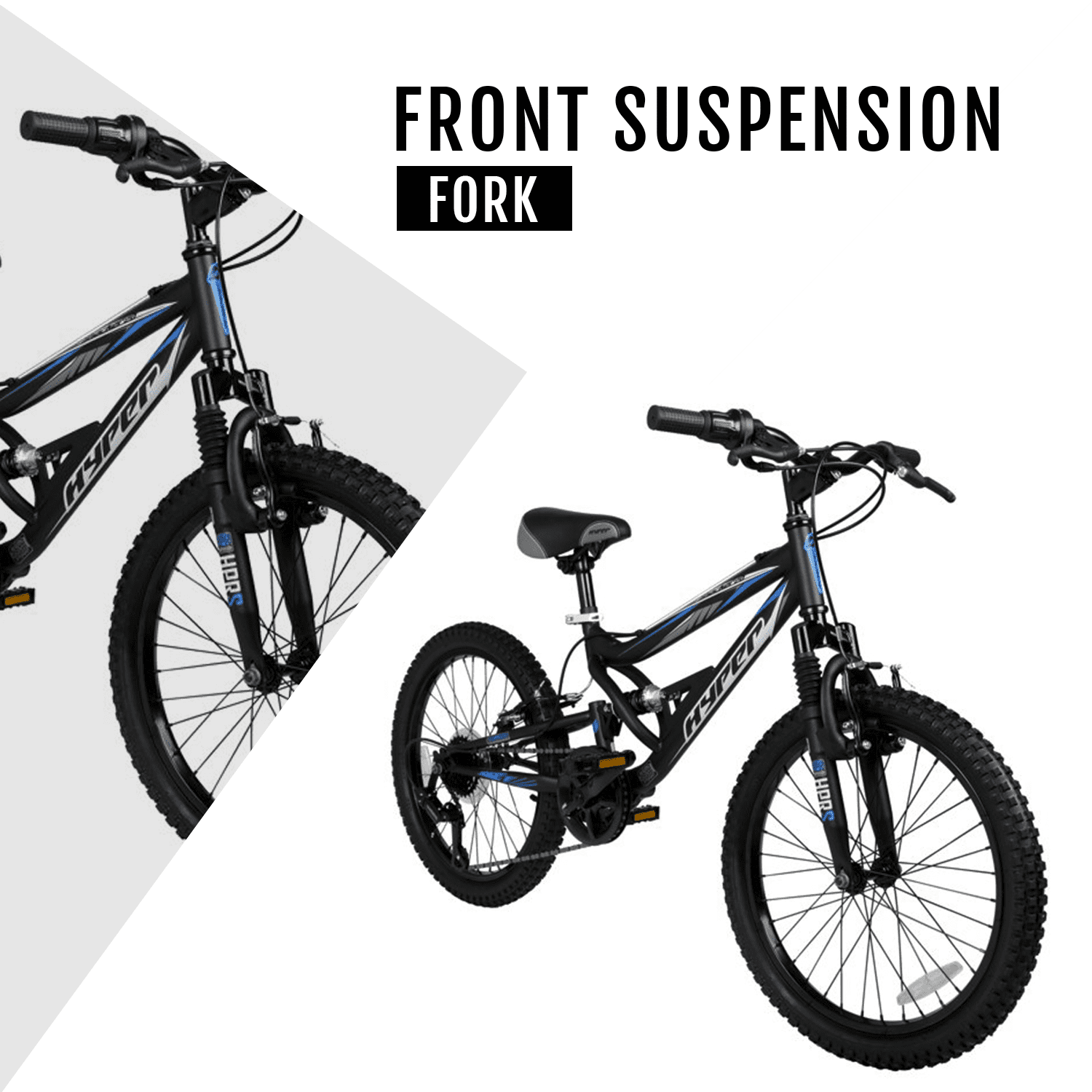 Bicycles 20 Boys Shocker Mountain Bike. Kids. Black