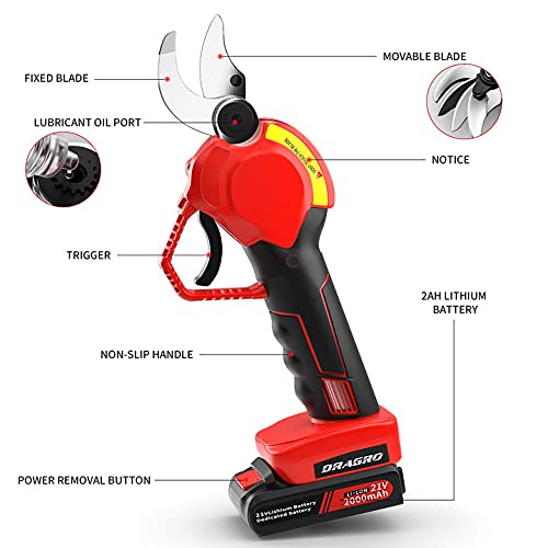 Dragro Professional Cordless Electric Pruning Shears