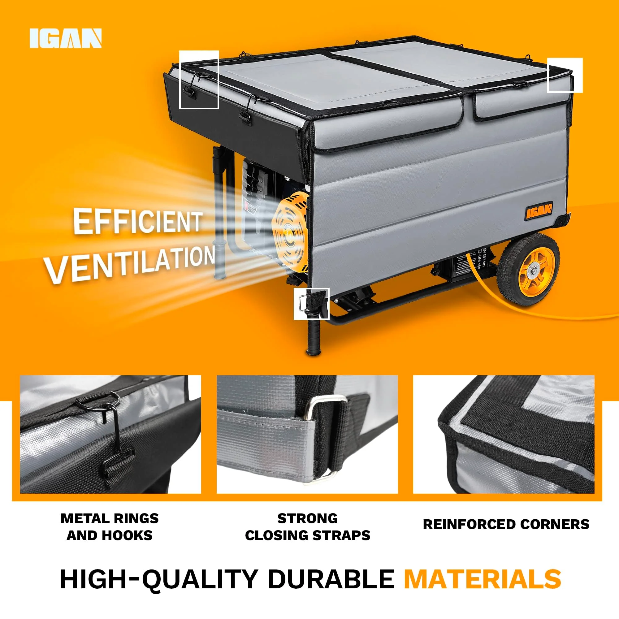 IGAN Waterproof Generator Covers While Running