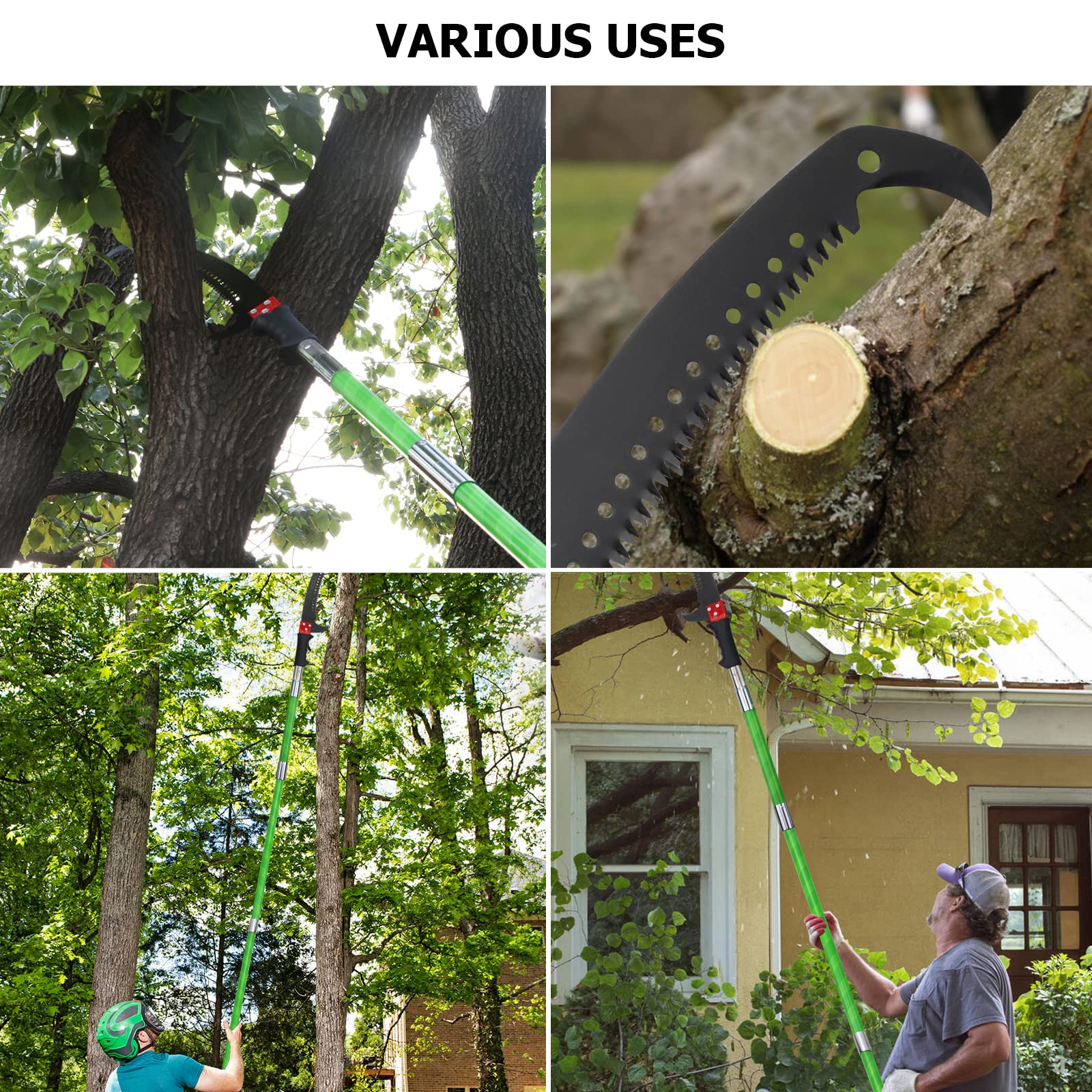 Likeem 26 Feet Tree Pole Pruner Manual Branches Trimmer