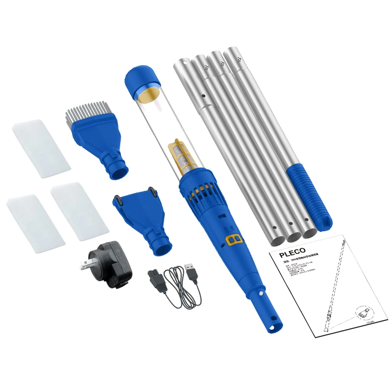 PoolGuard Cordless Pool Vacuum with Strong Suction