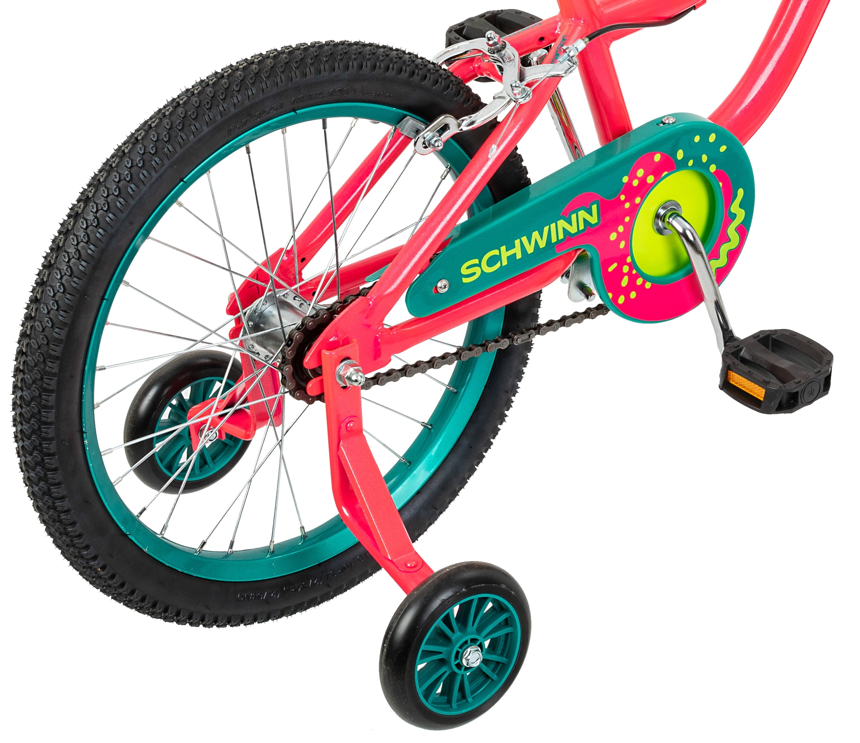 18-in. Breeze Girls Kids Bike with Basket. Pink