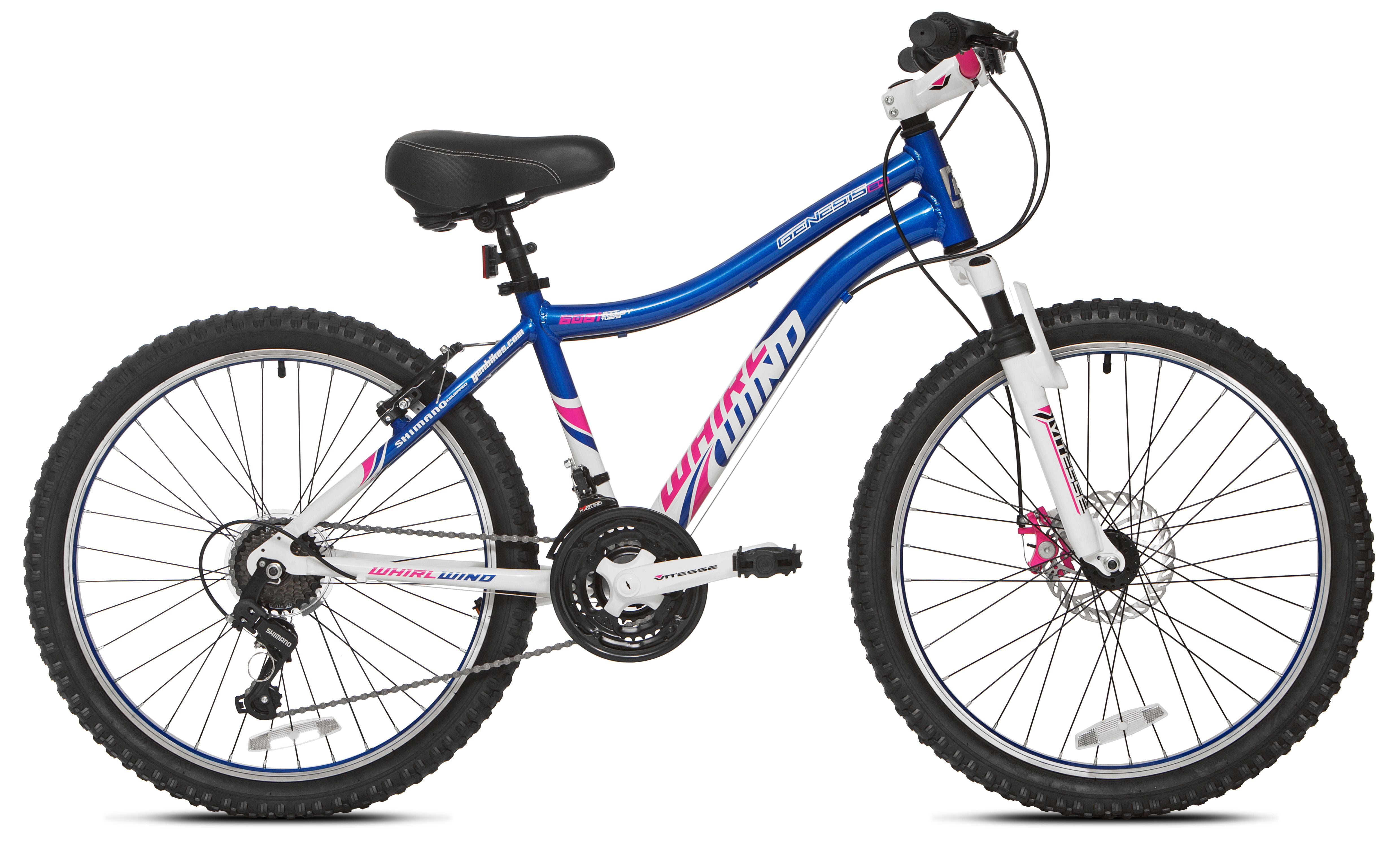 24 Whirlwind Girl's Mountain Bike.Tween/Adult. Blue