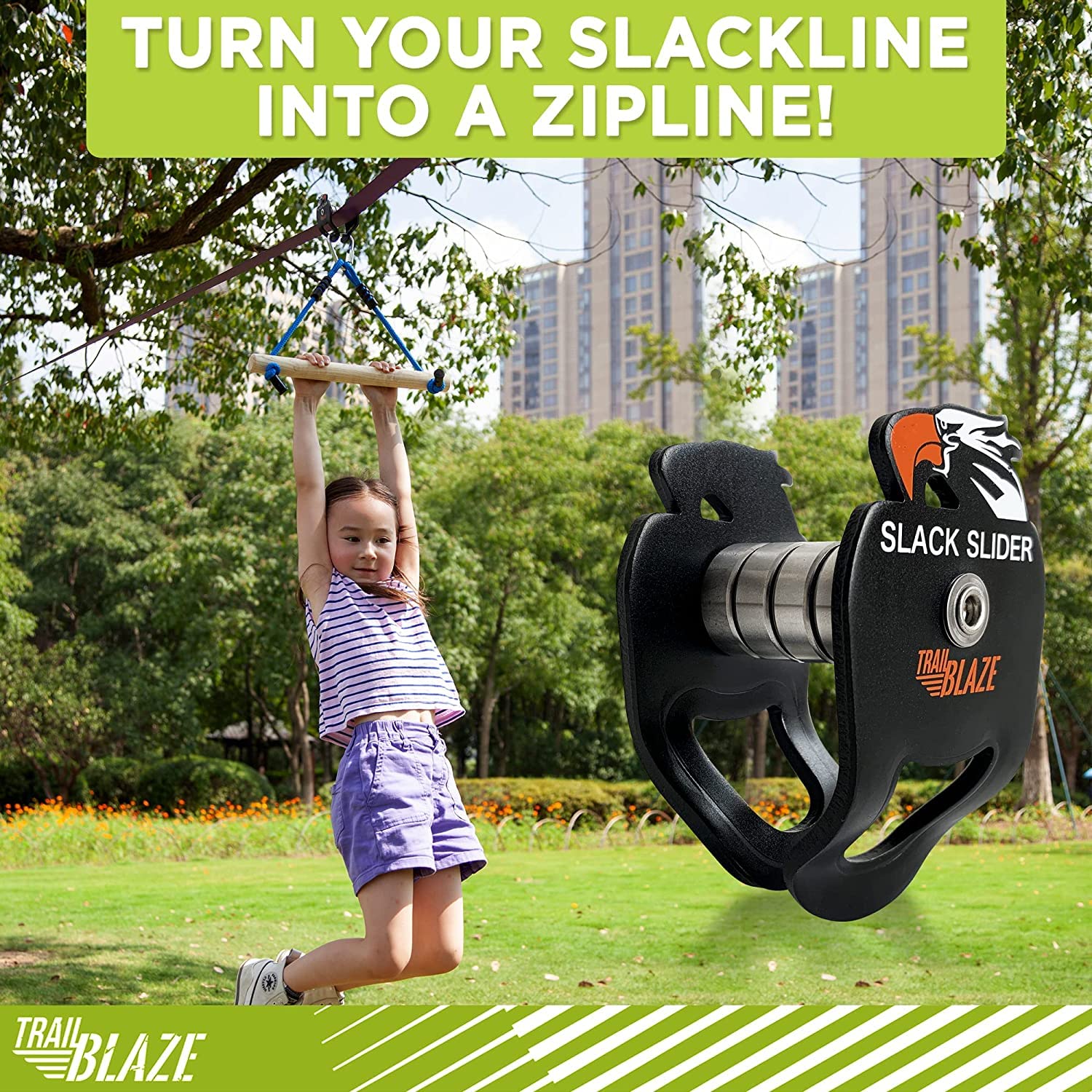 Trailblaze Ninja Warrior Obstacle Course for Kids Outside