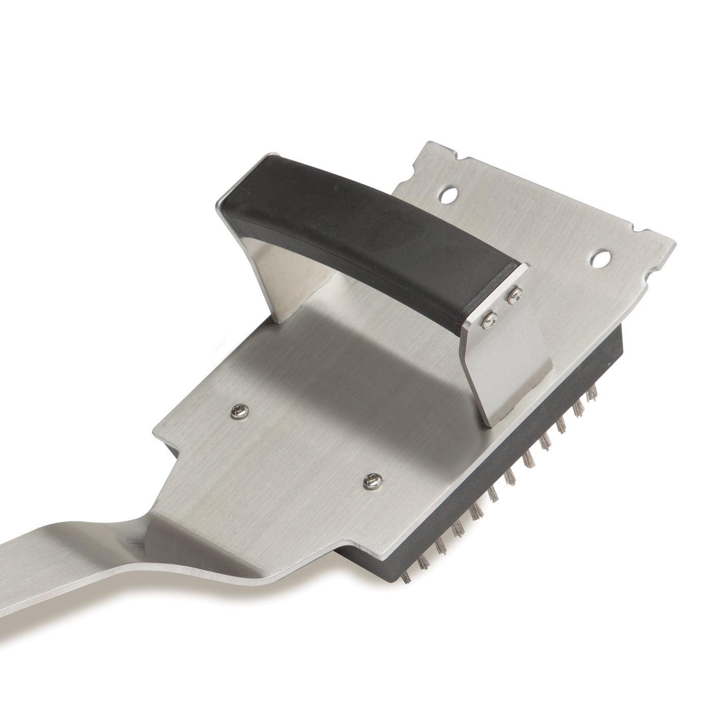 Dual Grip Barbecue Grill Brush and Scraper