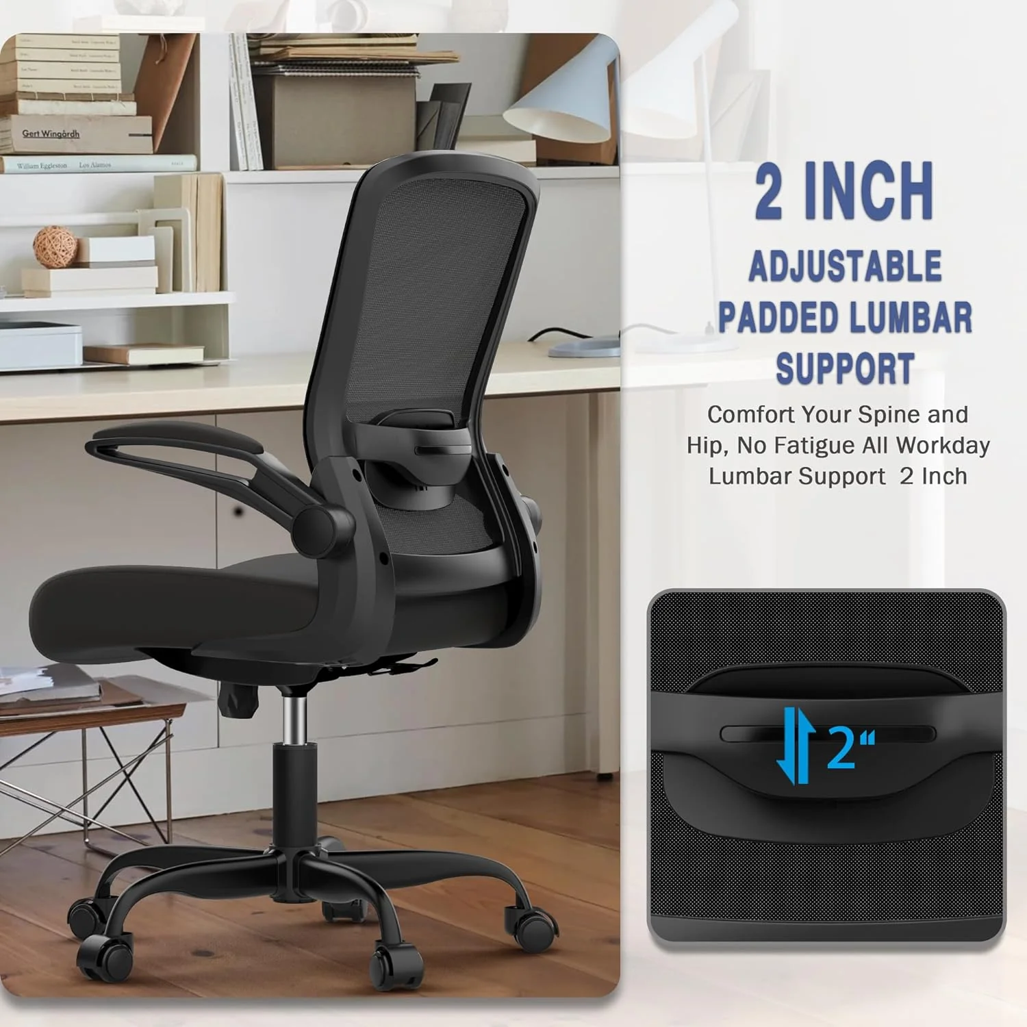 Mimoglad Ergonomic Office Chair with Lumbar Support