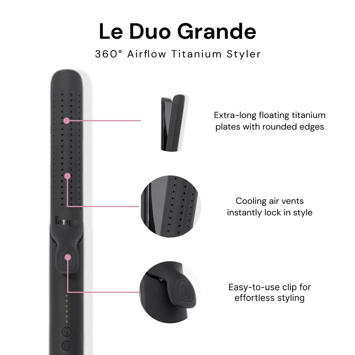 L'ANGE HAIR Le Duo Grande 360�� Airflow Styler
