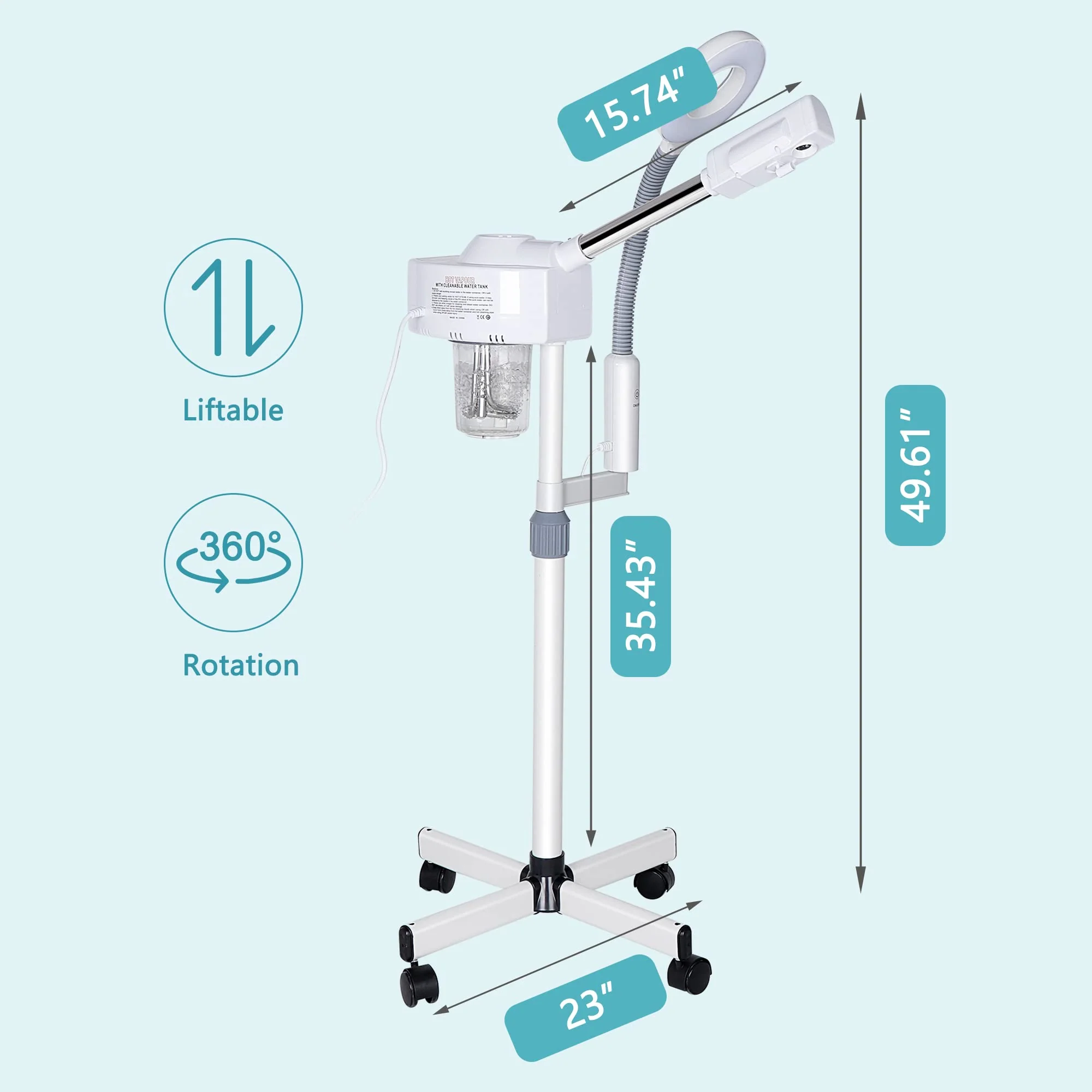 Nova Microdermabrasion 2 in 1 Pro Ionic Ozone Facial Steamer