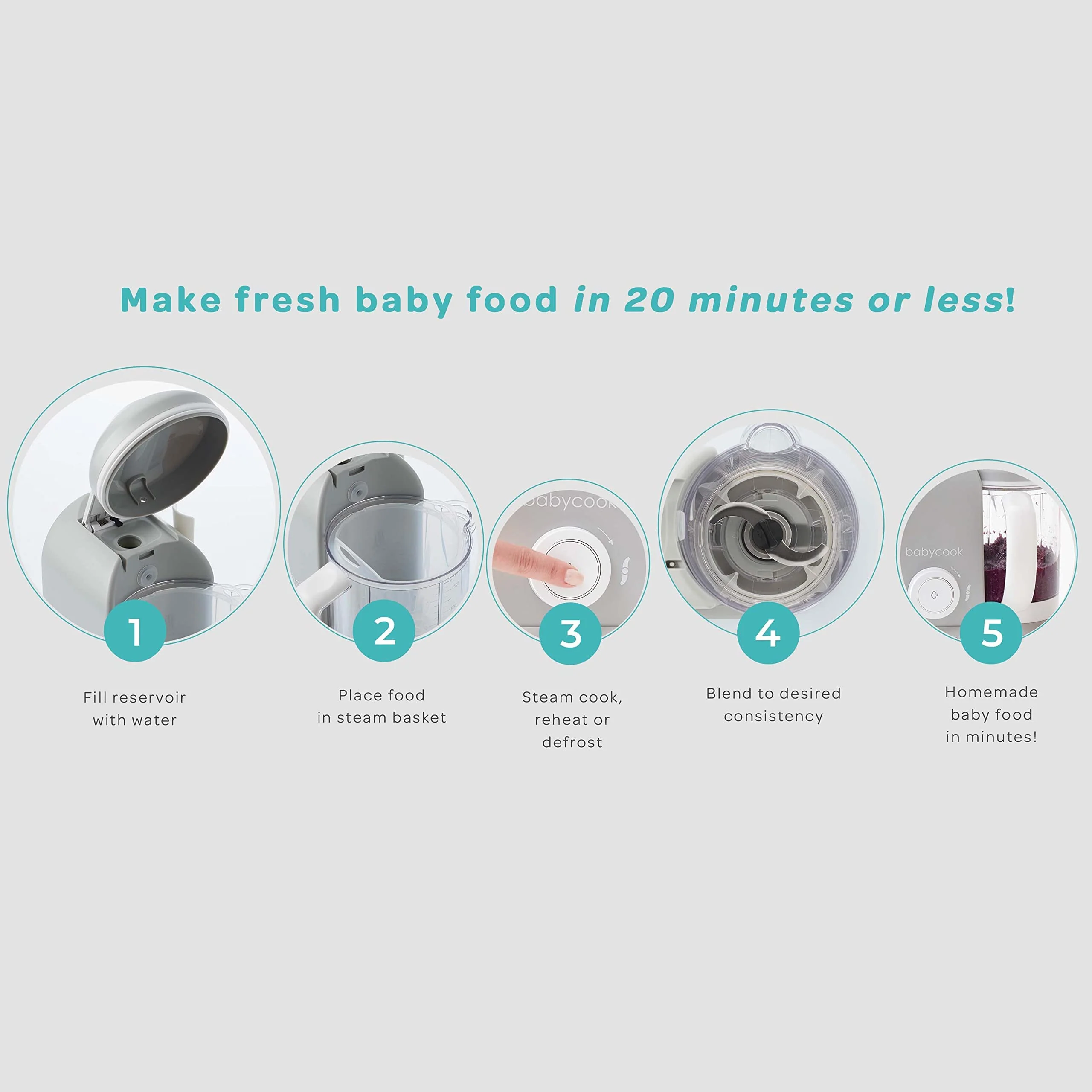 BEABA Babycook Solo 4 in 1 Baby Food Maker