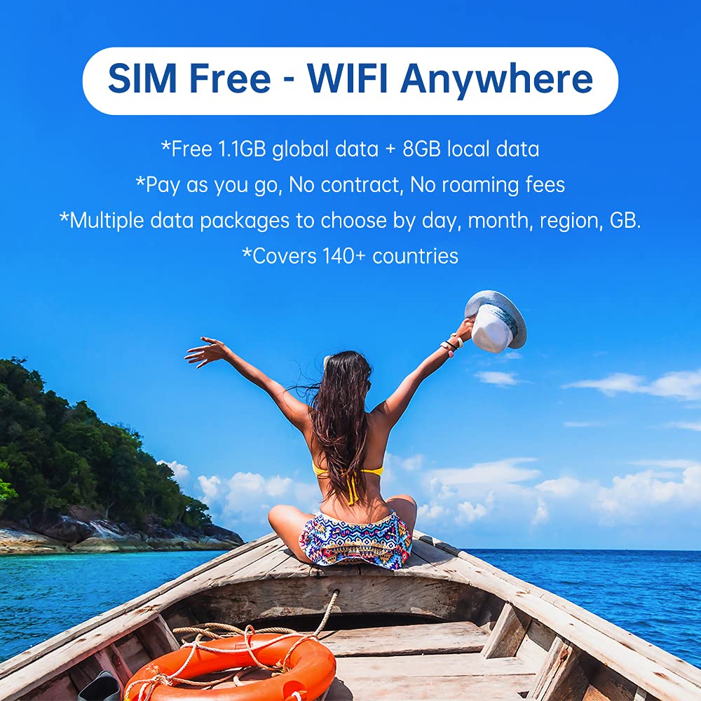 GlocalMe U3 Mobile Hotspot. Wireless Portable WiFi for Travel