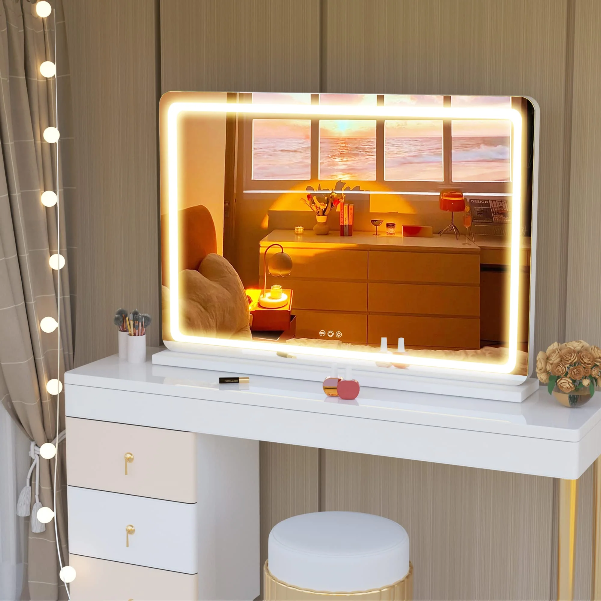 Hasipu 32 x 22 LED Vanity Mirror with Lights