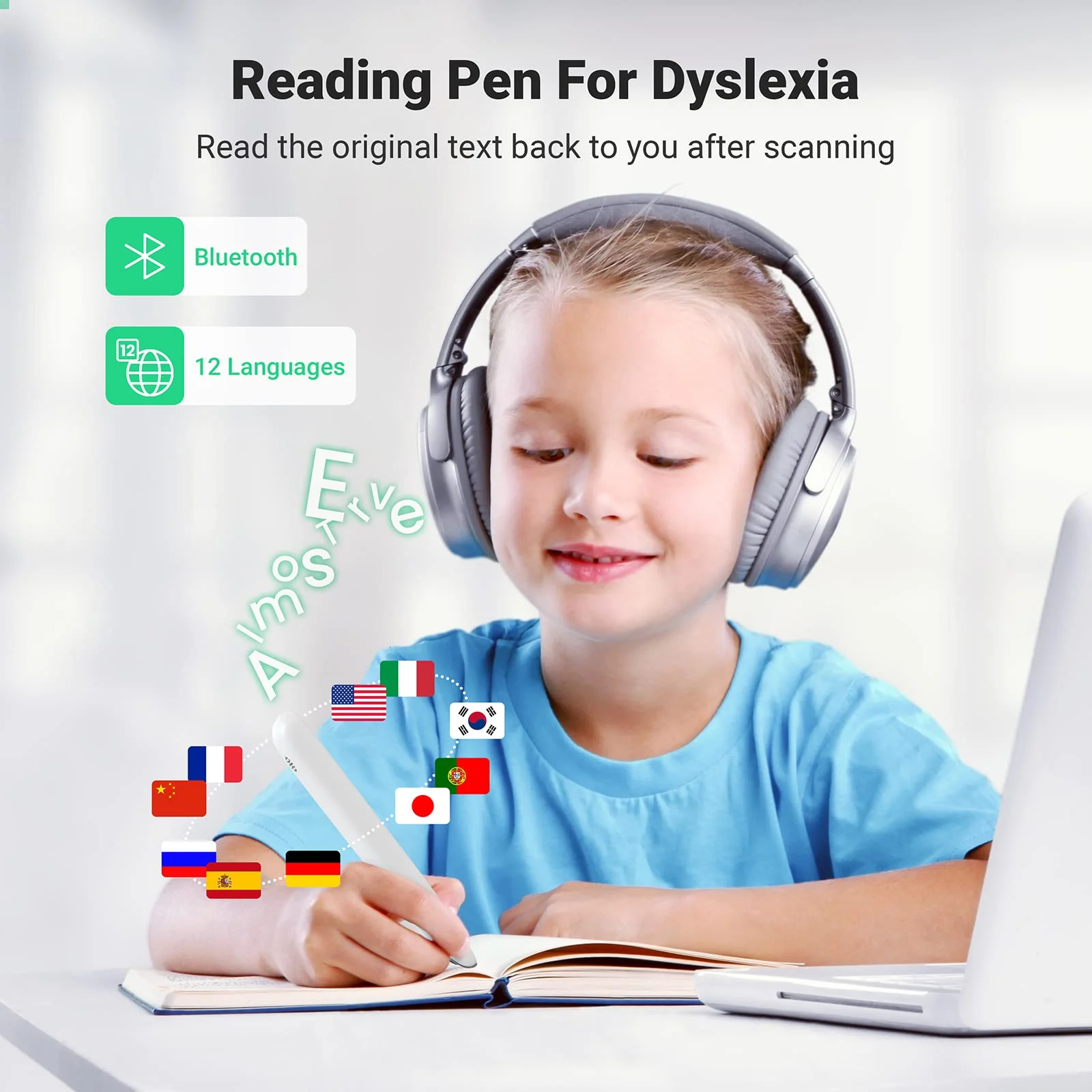 SVANTTO Pen Scanner. Text to Speech Device for Dyslexia