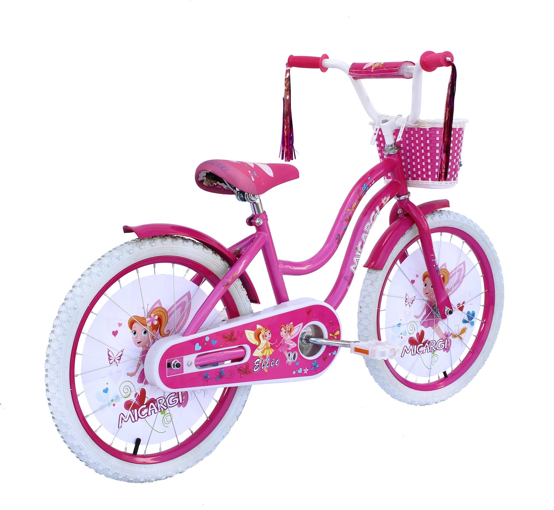 ELLIE-G-20-HPK-PK 20 in. Girls Bicycle. Hot Pink and Pink