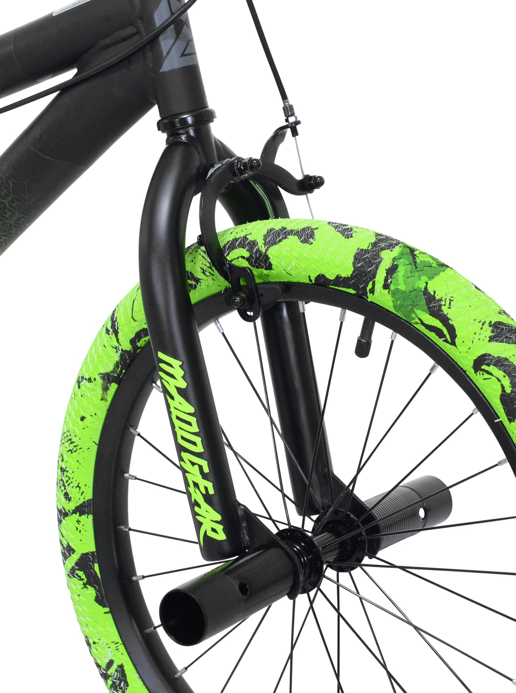 Bicycles 18 Madd Gear MG18 BMX Boy's Bike. Black and Green