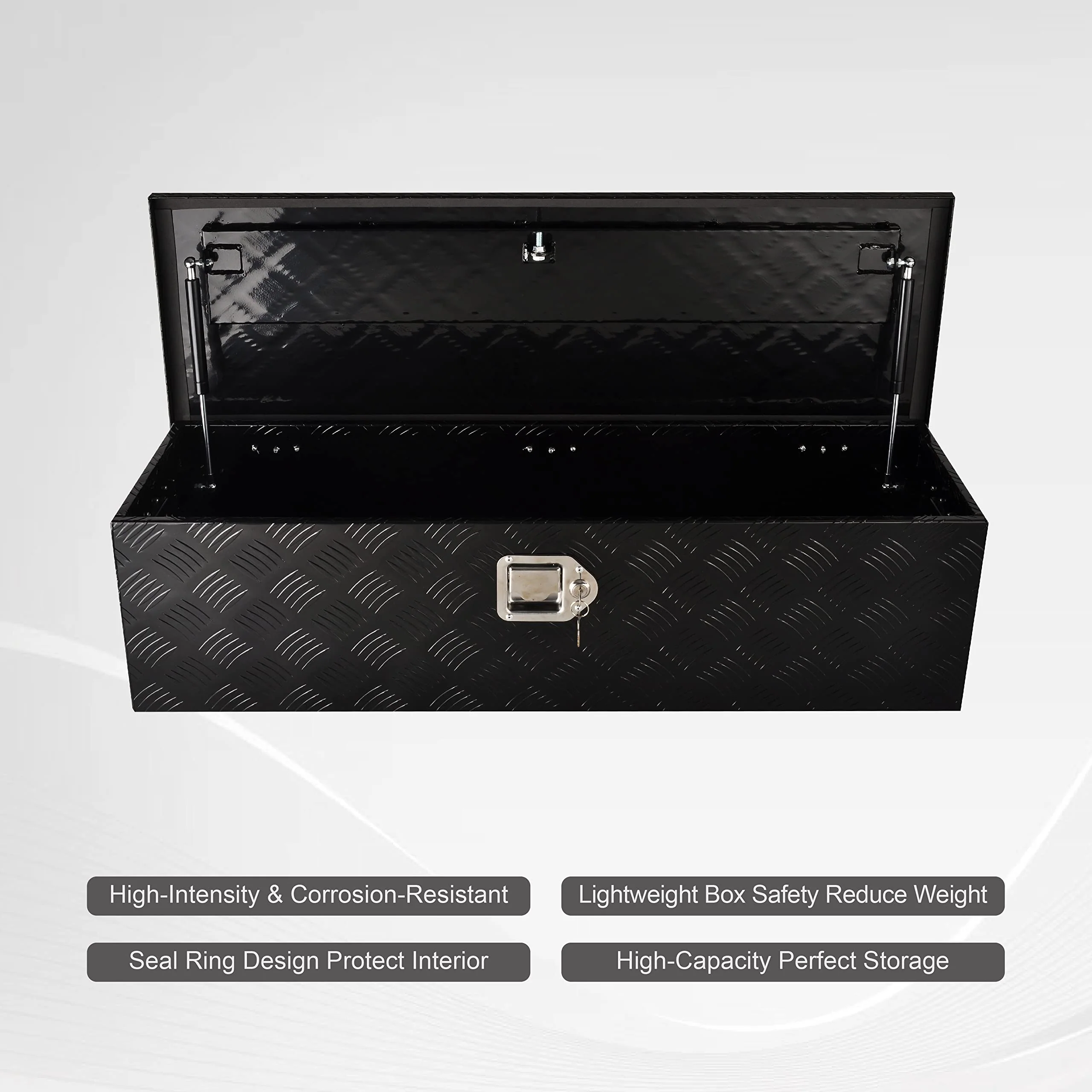 FGJQEFG 39 Inch Aluminum Heavy Duty Truck Bed Tool Box