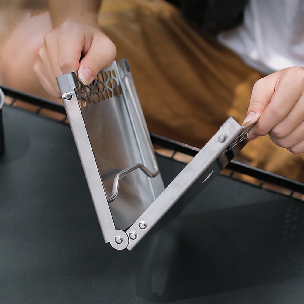 Outdoor Folding Camp Stand Cooking Station Table for Camping Hiking Backpacking Picnic