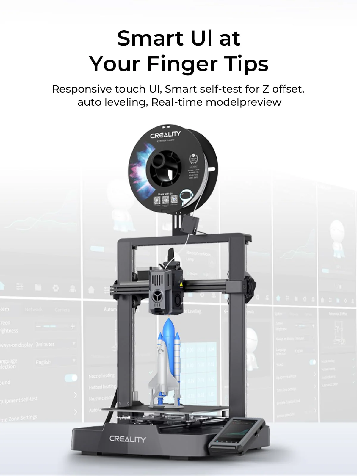 Creality Ender-3 V3 KE 3D Printer. 500 mm/s High-Speed