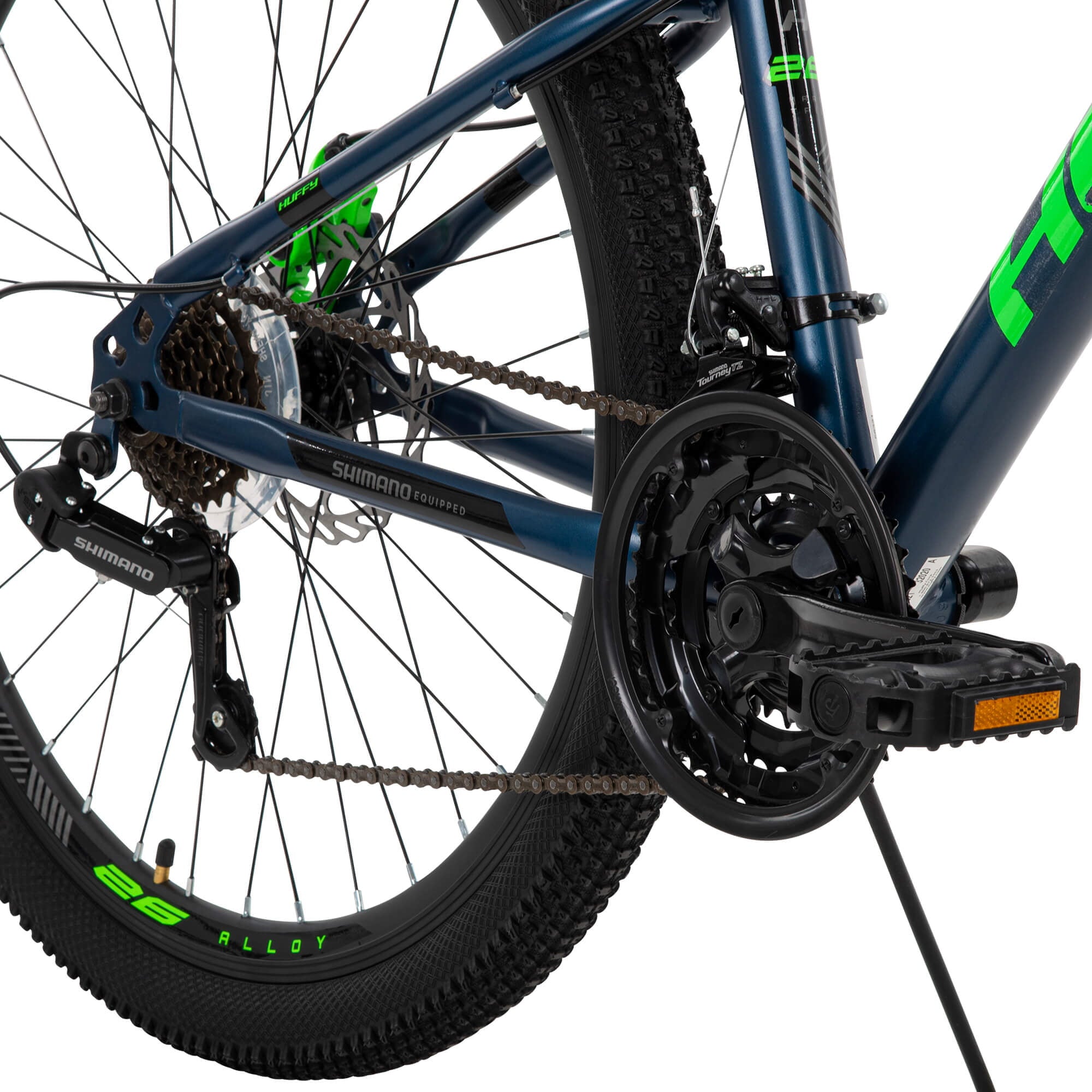 26-Inch Scout Men's 21-Speed Hardtail Mountain Bike. Denim Blue