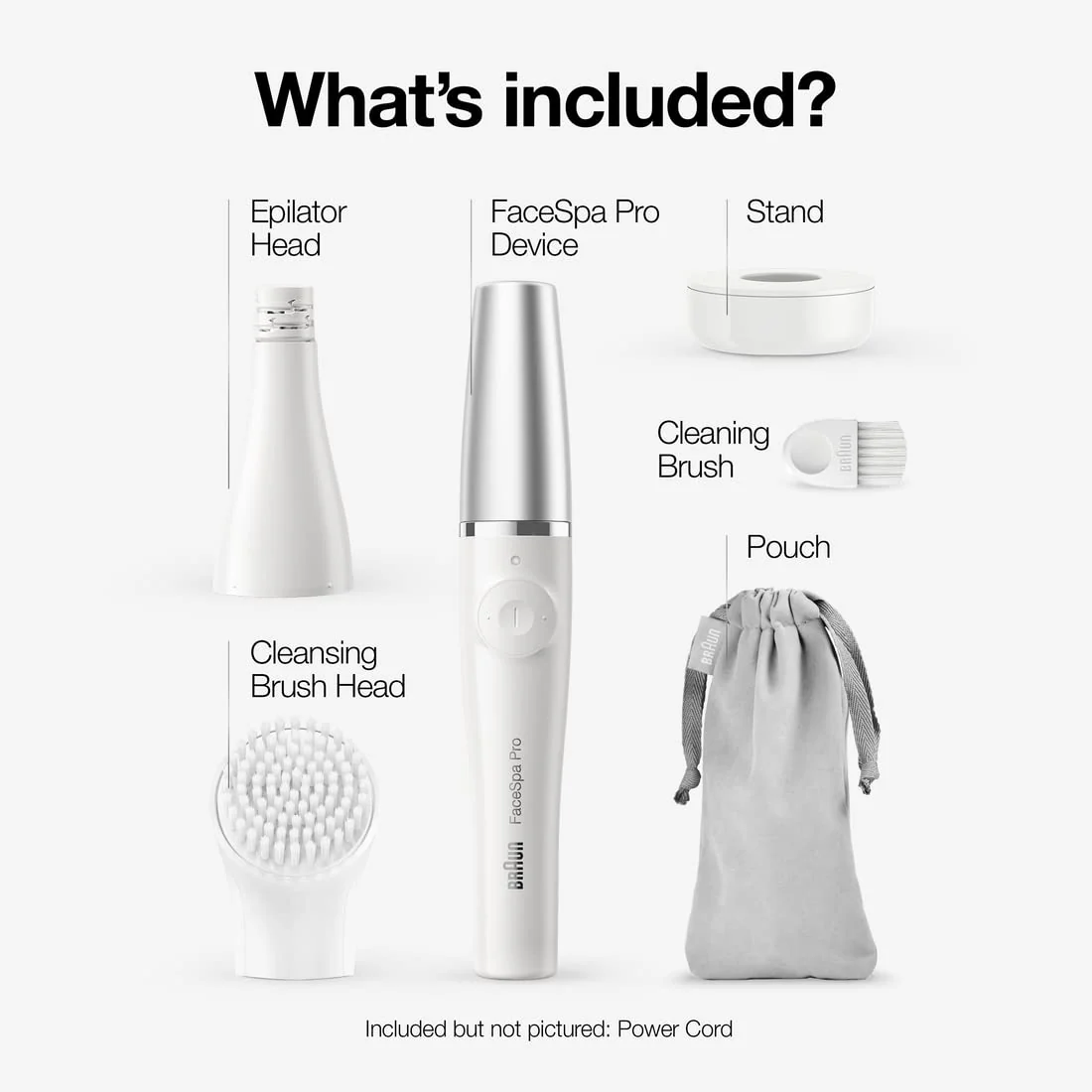 Braun Face Epilator Facespa Pro 910 for Women