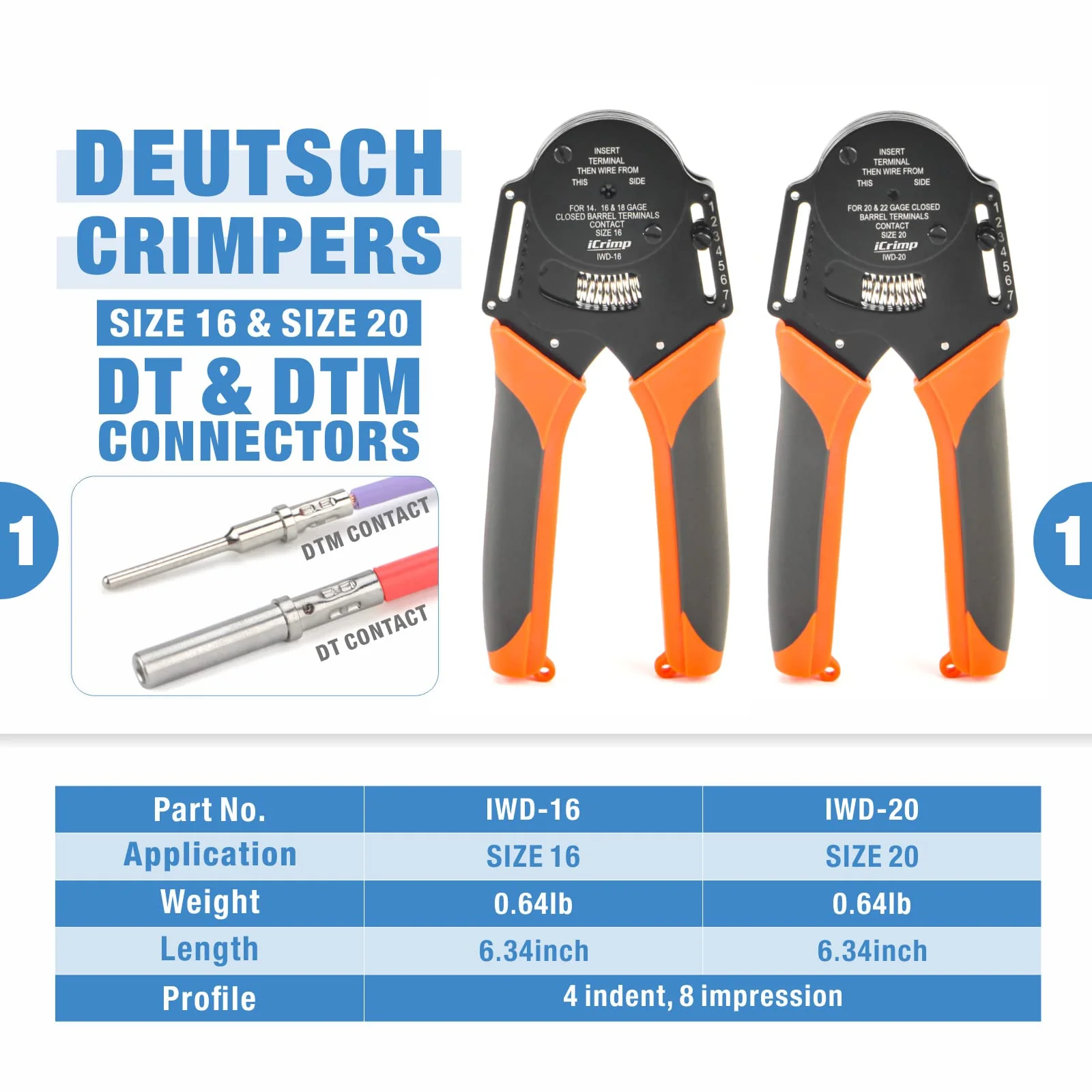 IWISS iCrimp Wire Crimping Tool Kit with Connector