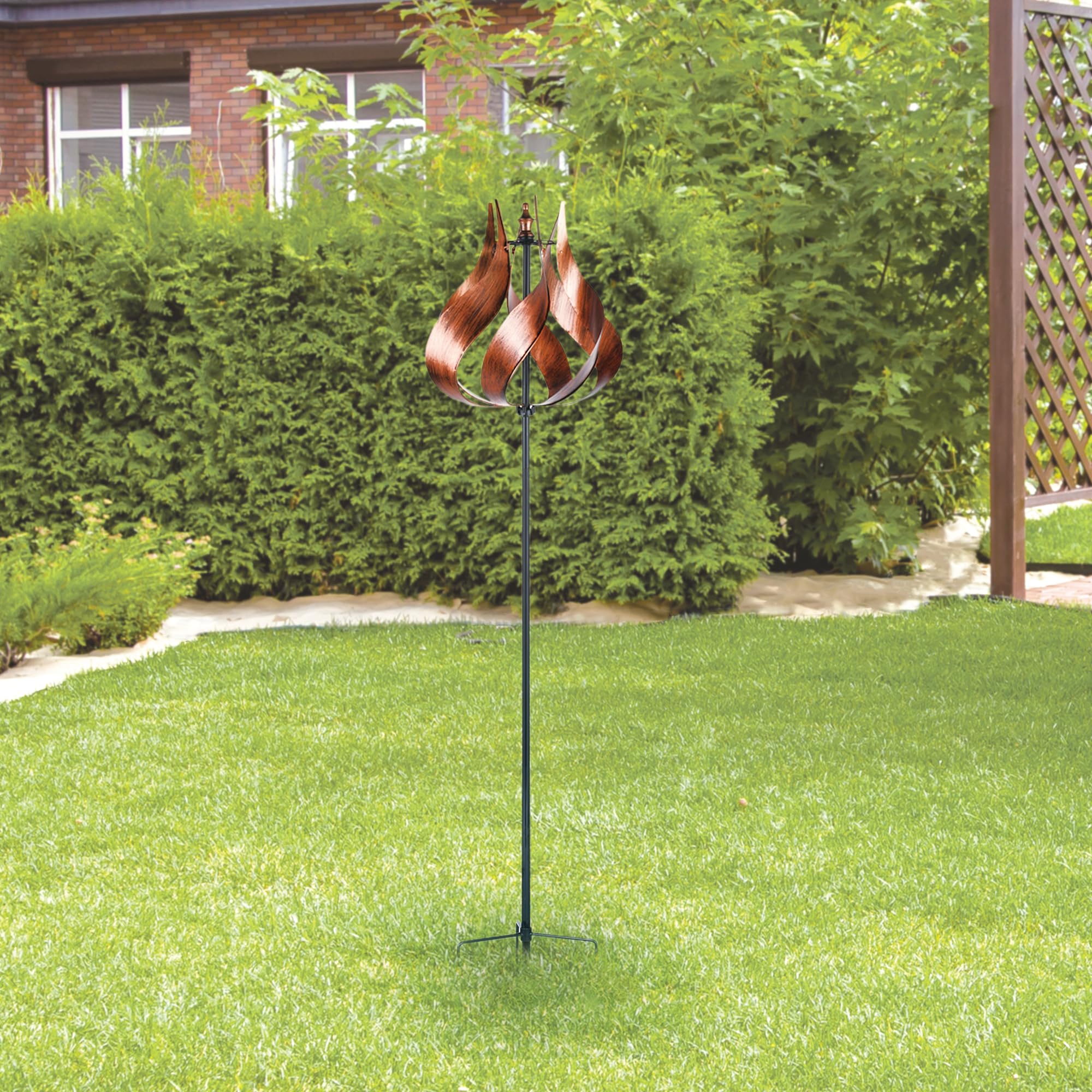 Teamson Home 360 Degrees Swivel Windmill Wind Spinner