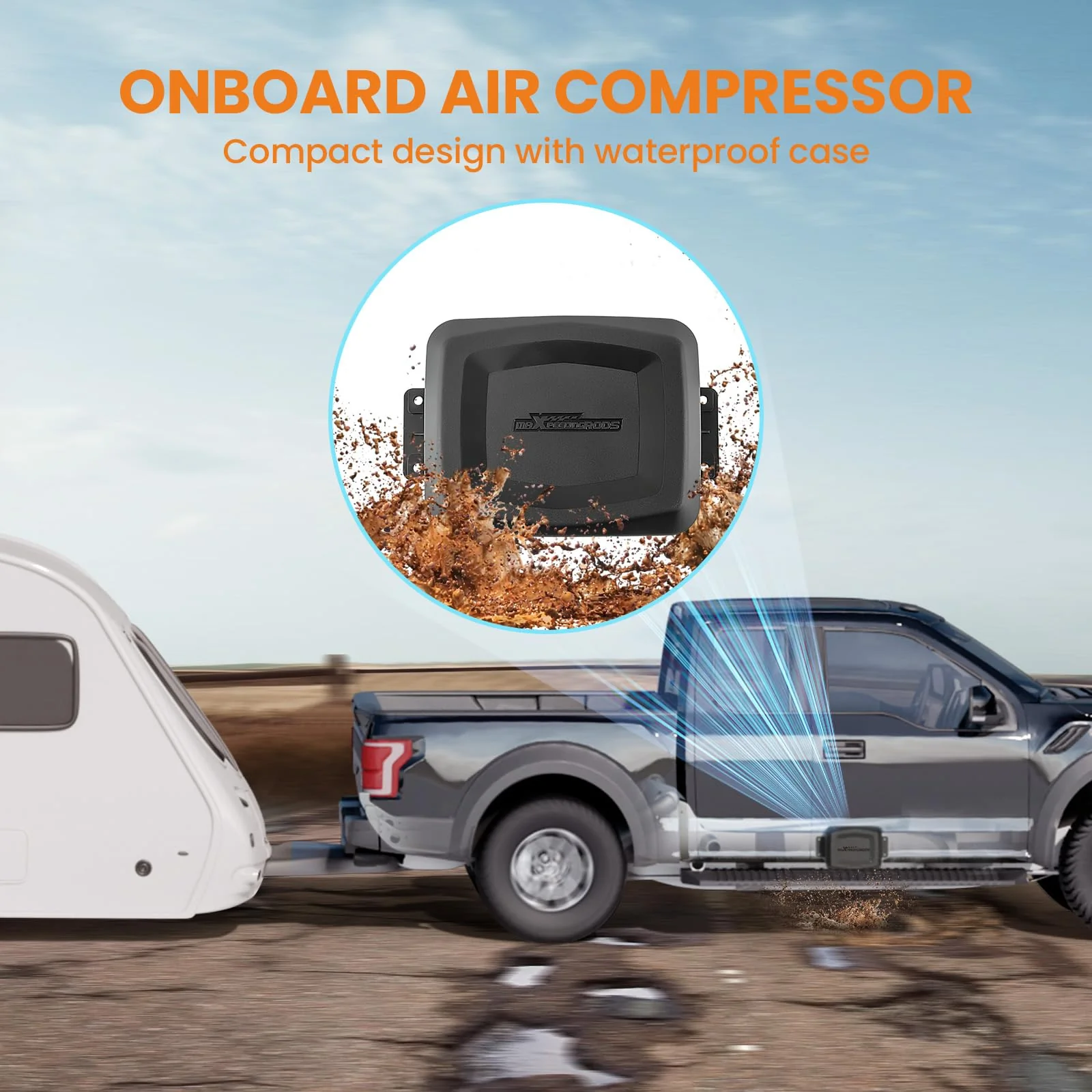 maXpeedingrods On Board Air Compressor System for Trucks Vans