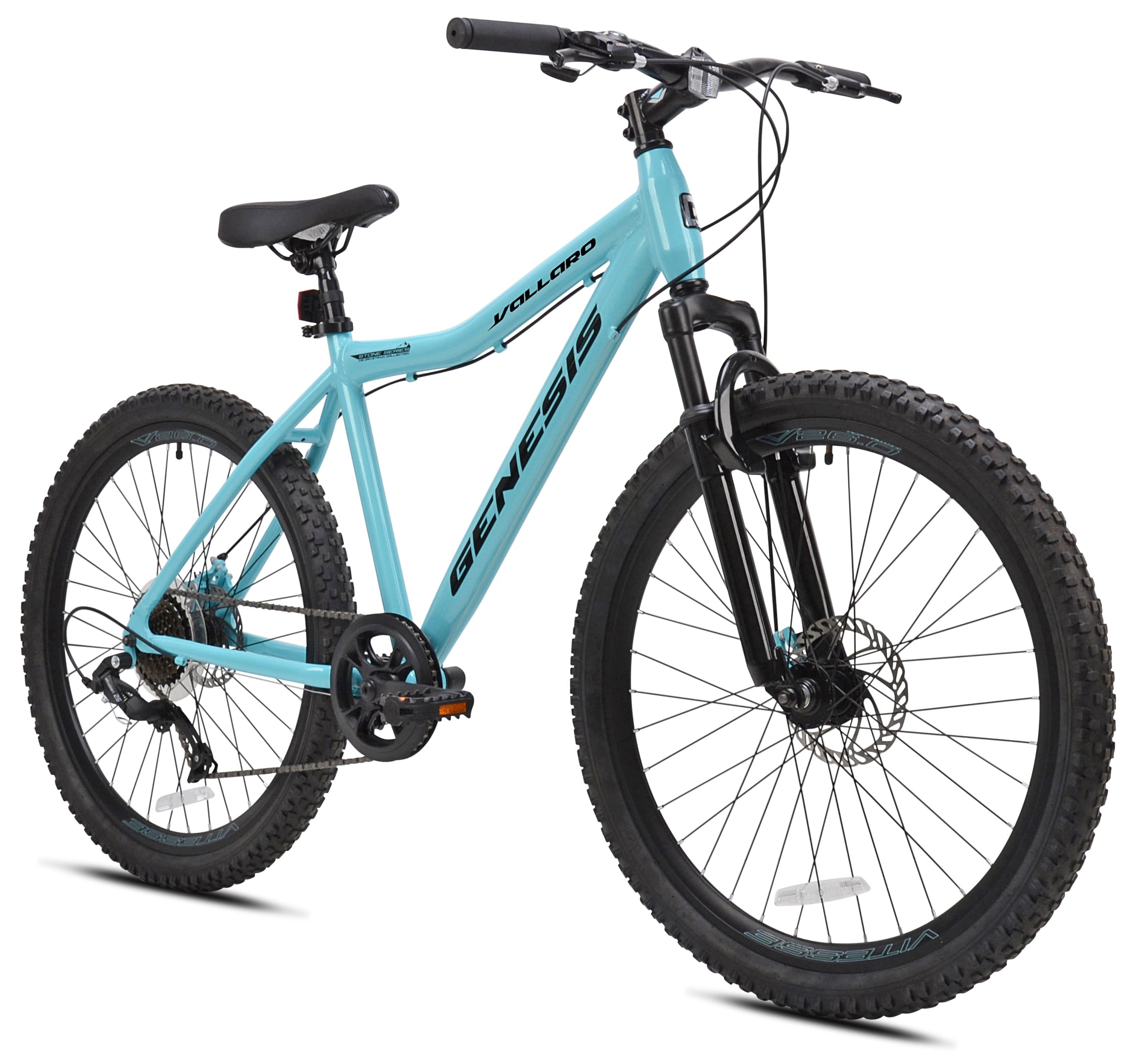 26-inch Vallaro Women's Aluminum Mountain Bike. Light Blue