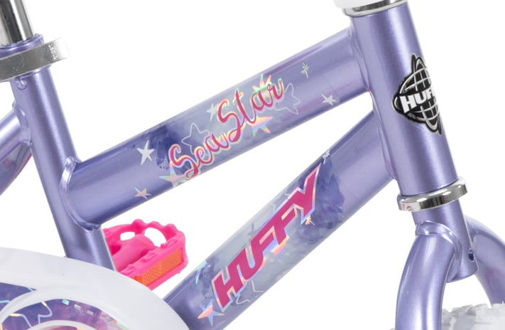 12 In. Sea Star Girl's Sidewalk Bike. Lilac Purple