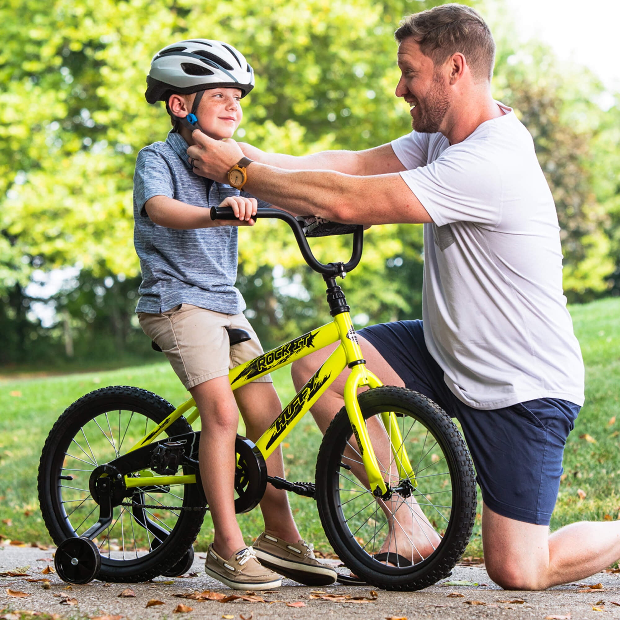 18 in. Rock It Boy Kids Bike. Neon Powder Yellow