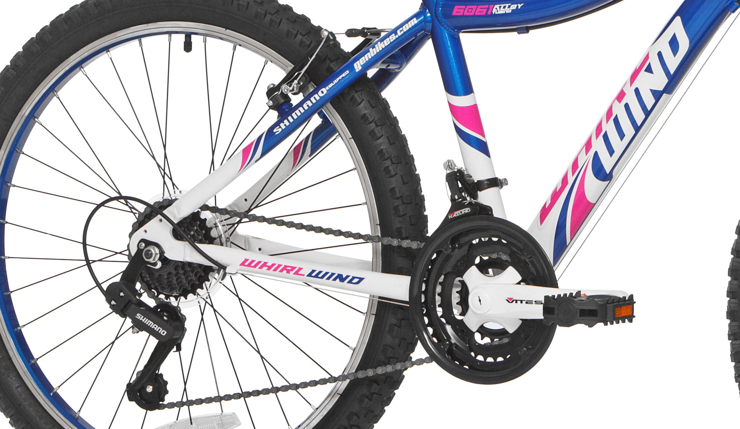 24 Whirlwind Girl's Mountain Bike.Tween/Adult. Blue