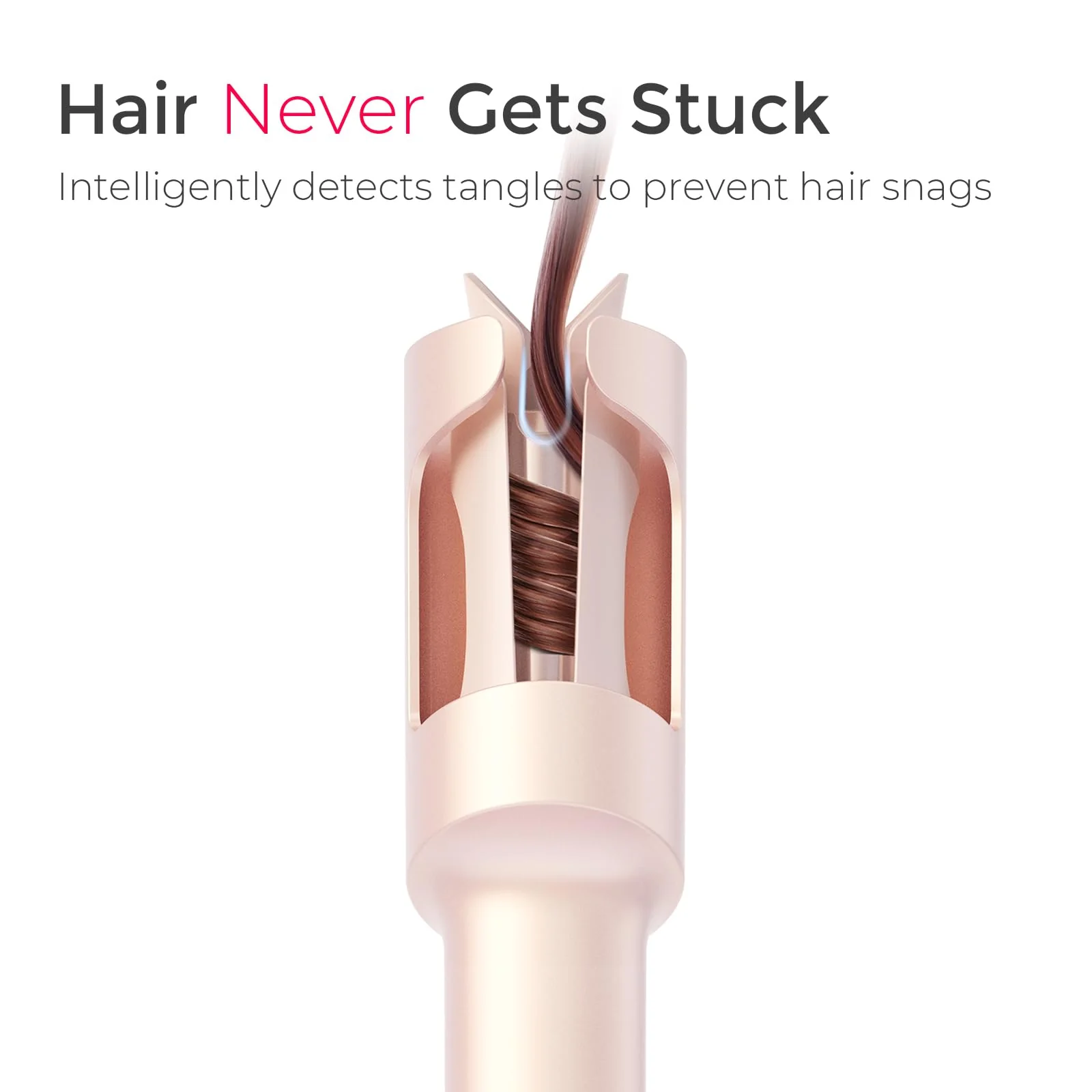 TYMO Cordless Automatic Curling Iron 1 Inch
