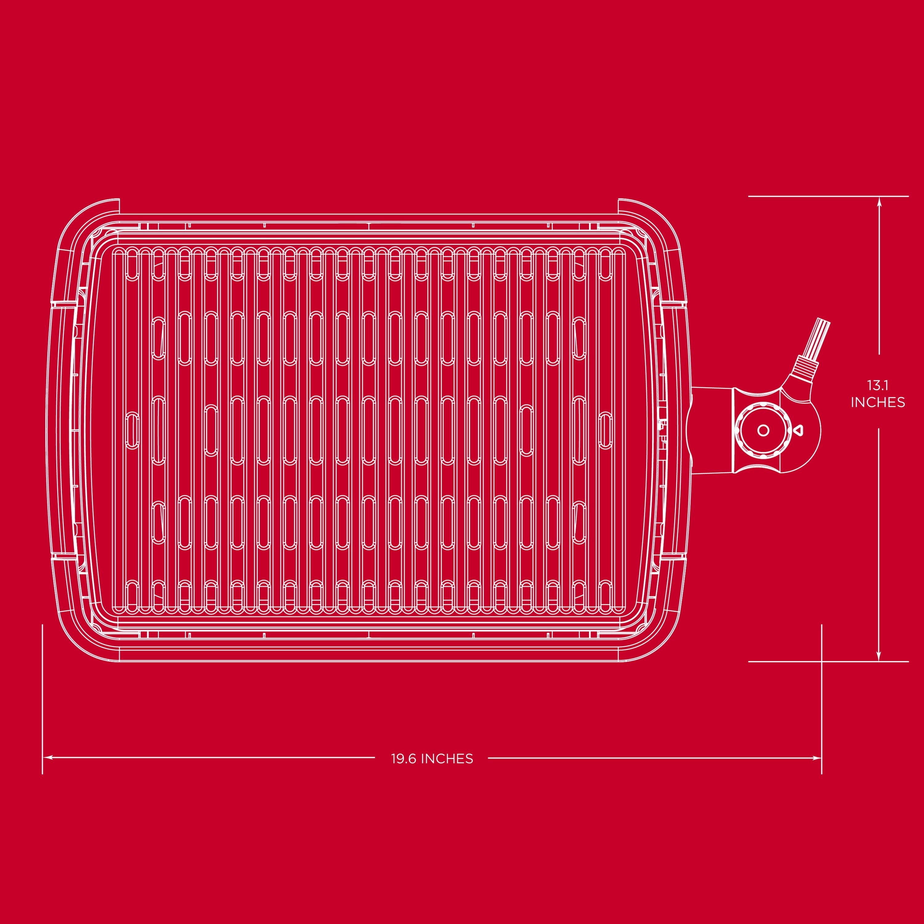 Foreman Party Size Open Grate Smokeless Grill. Black. GFS0172SB