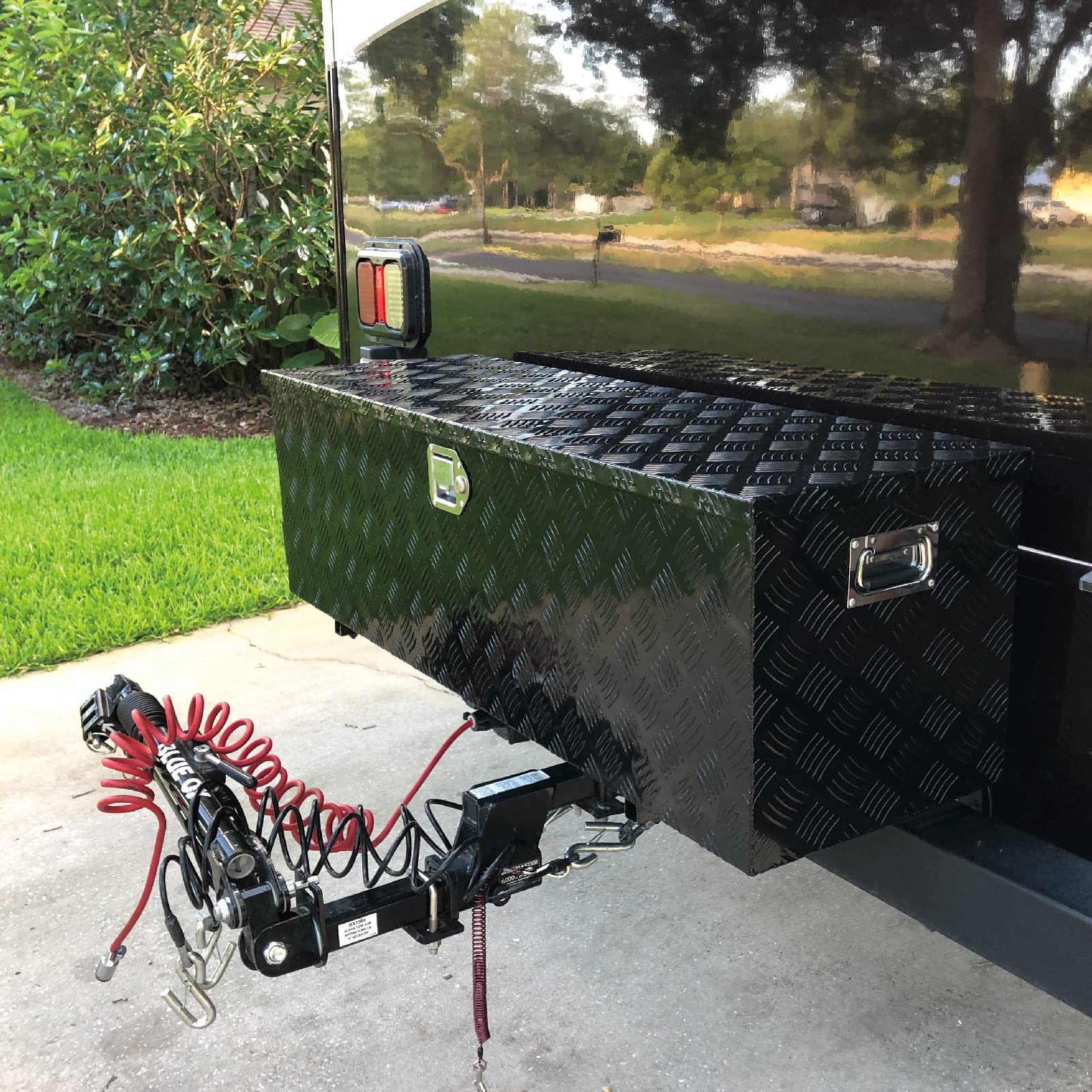 FGJQEFG 39 Inch Aluminum Heavy Duty Truck Bed Tool Box
