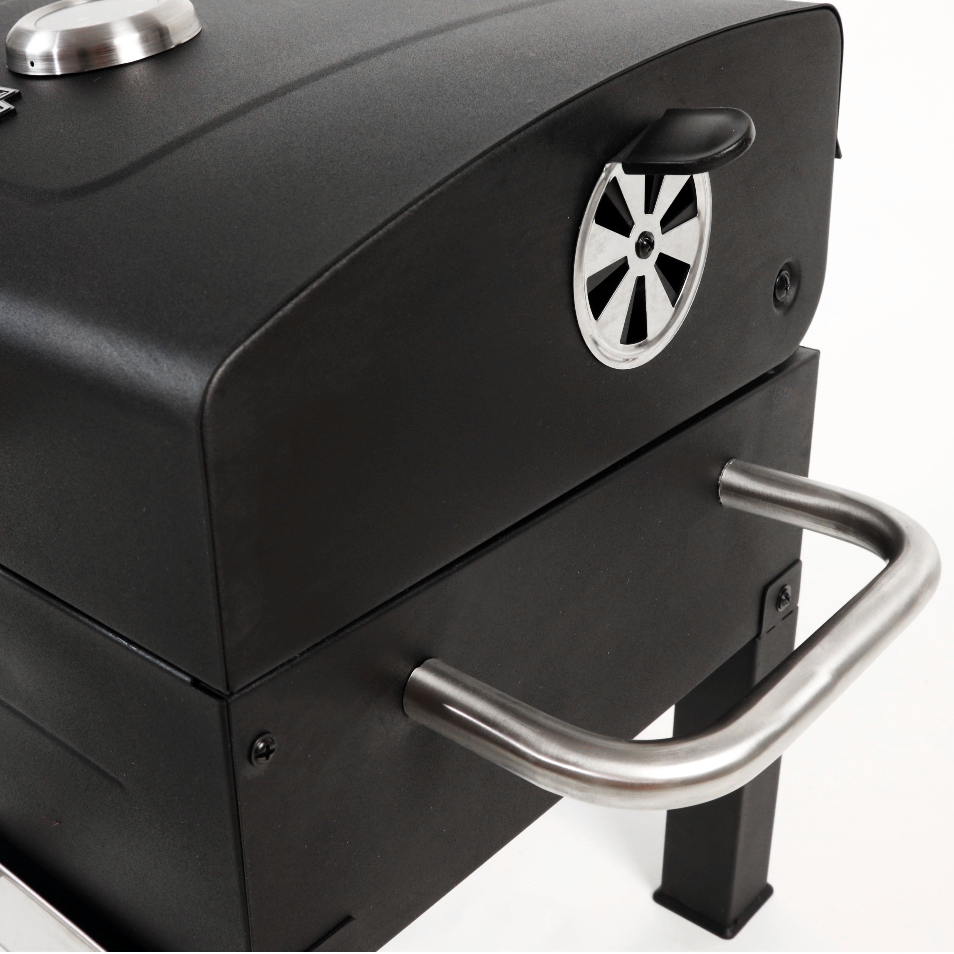 Grill Premium Portable Charcoal Grill. Black and Stainless Steel